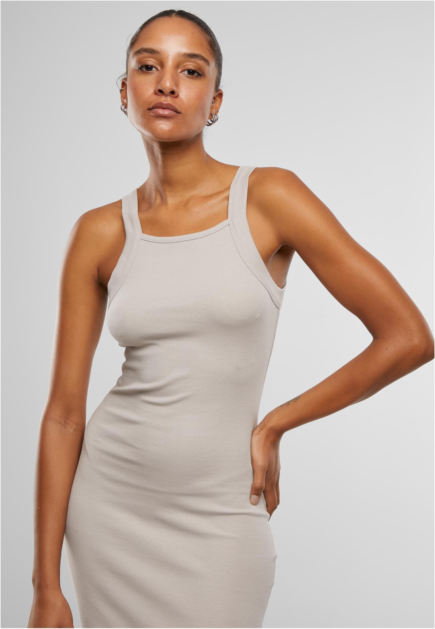 UC Ladies Abito Midi Rib cloud