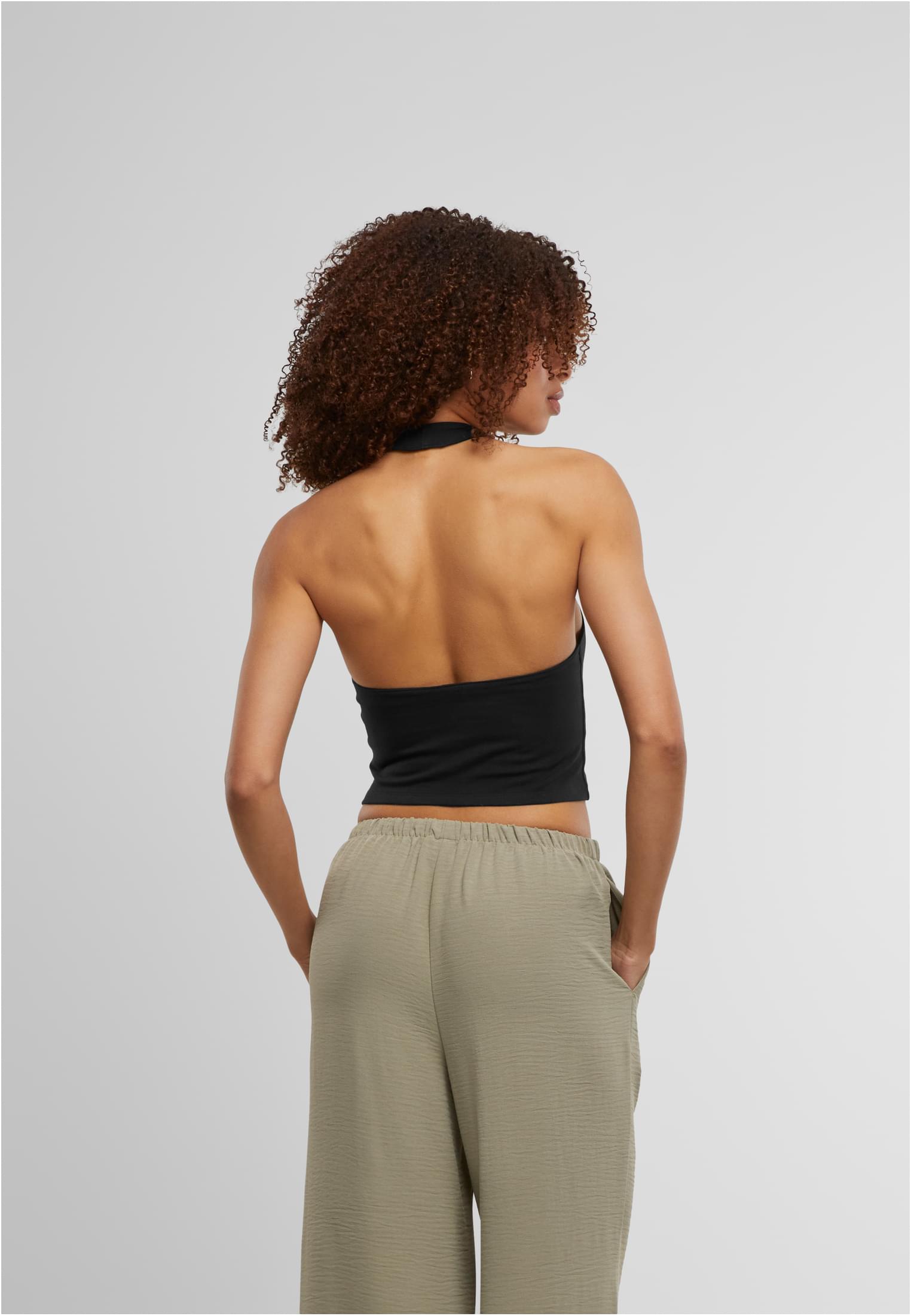 Urban Classics Maglia Basic Neckholder Top