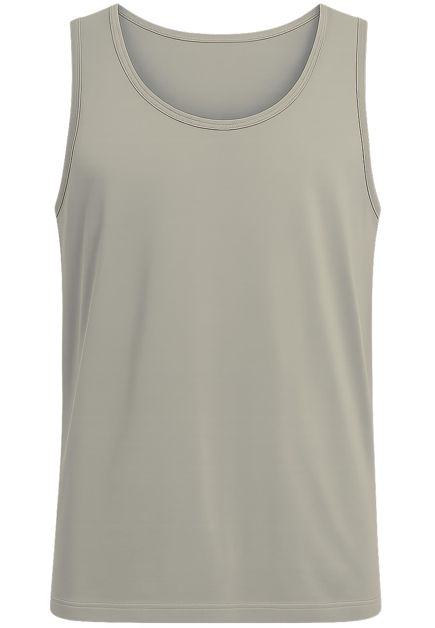 UC Men Maglia Loose Tank paleolive+white