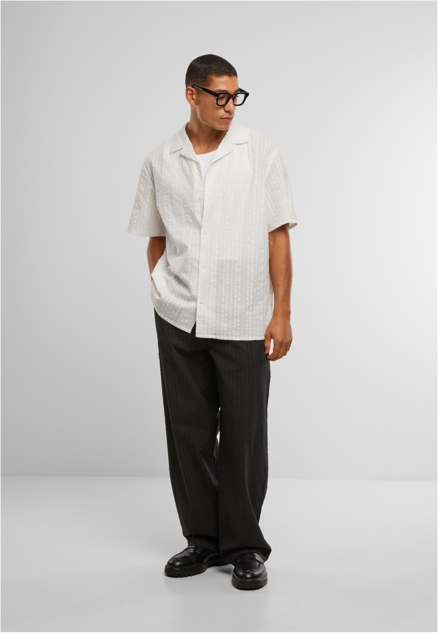 UC Men Pantaloni Loose Seersucker