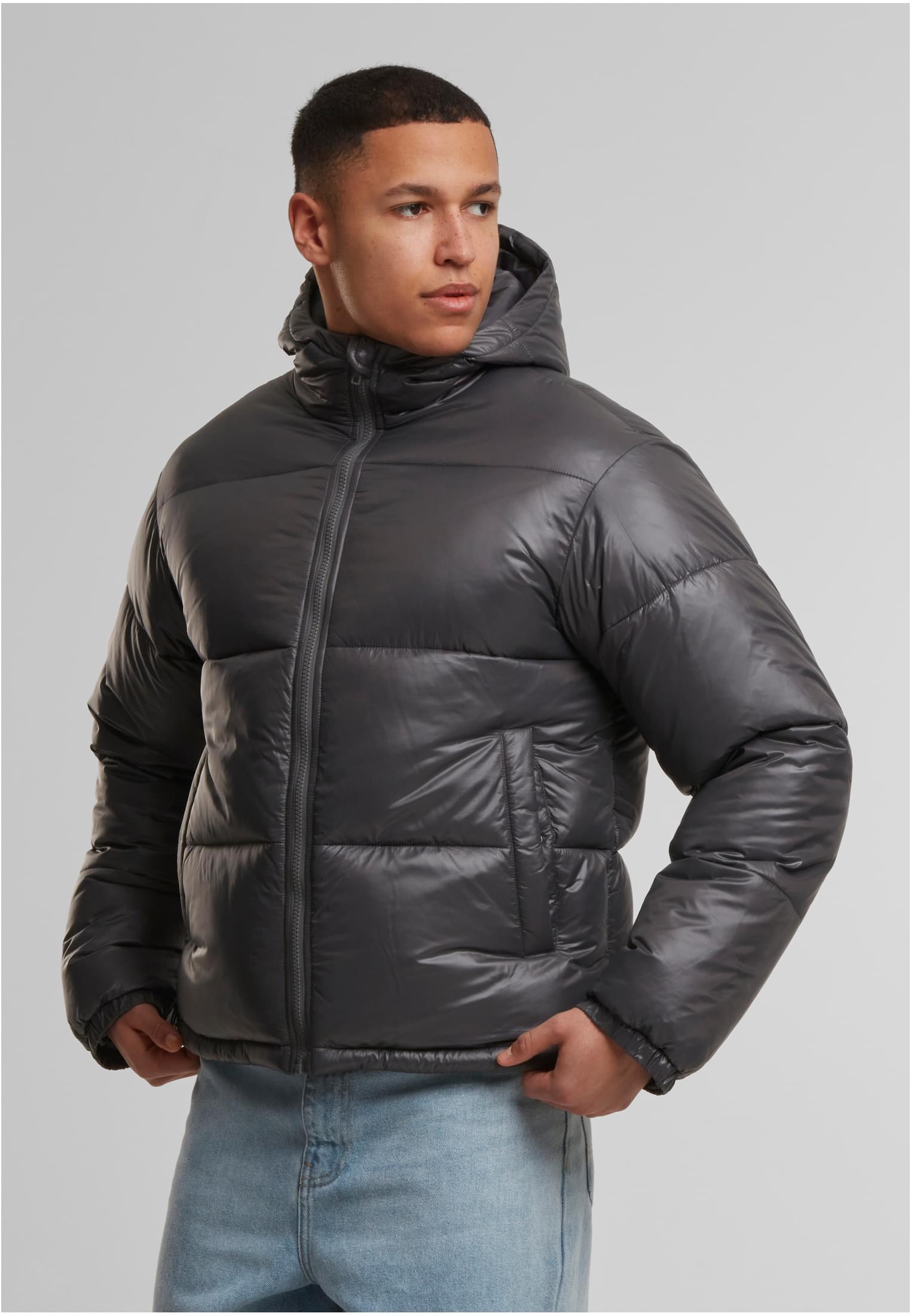UC Men Giacca Shiny With Hood magnet
