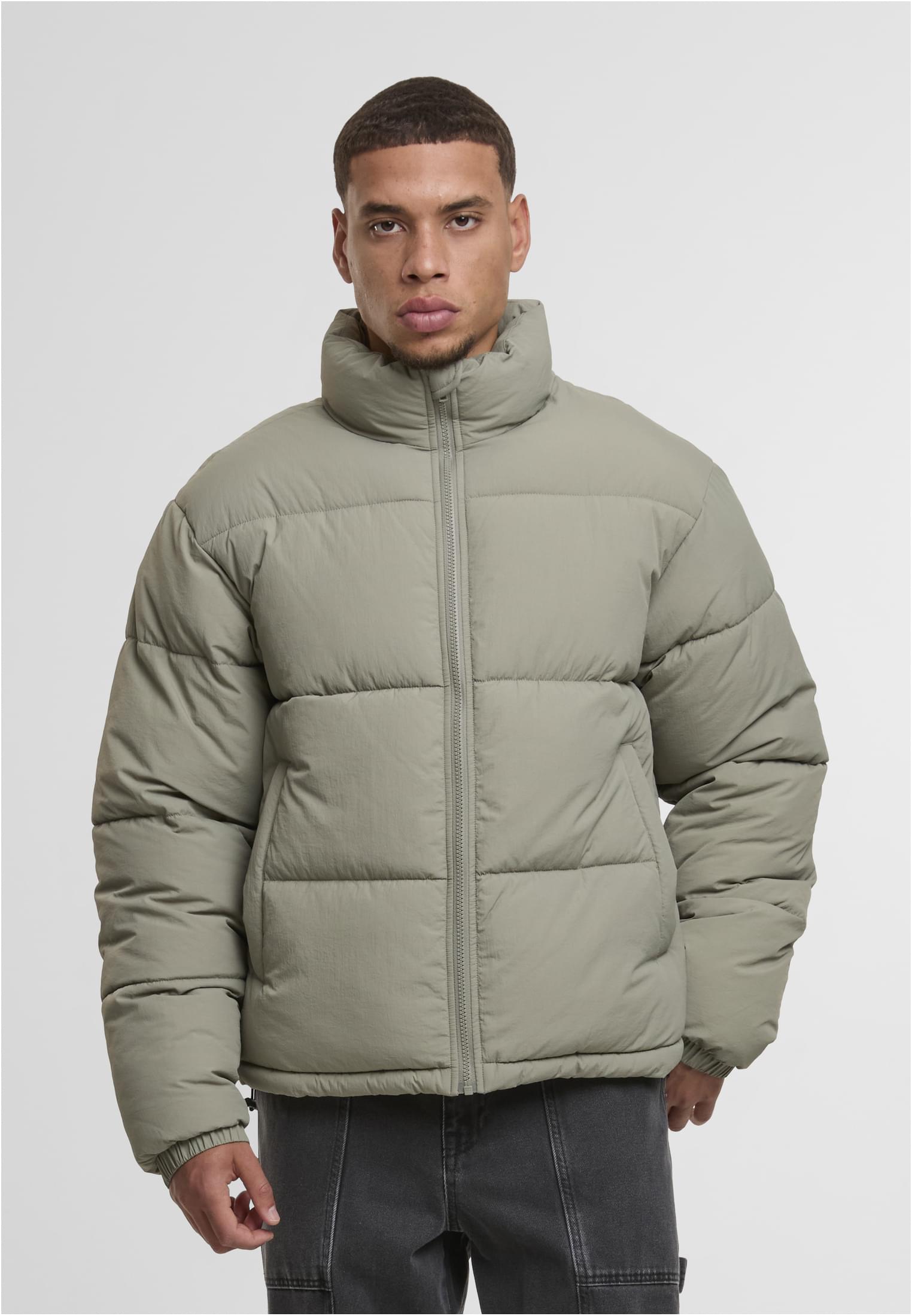 UC Men Giacca Crinkle paleolive