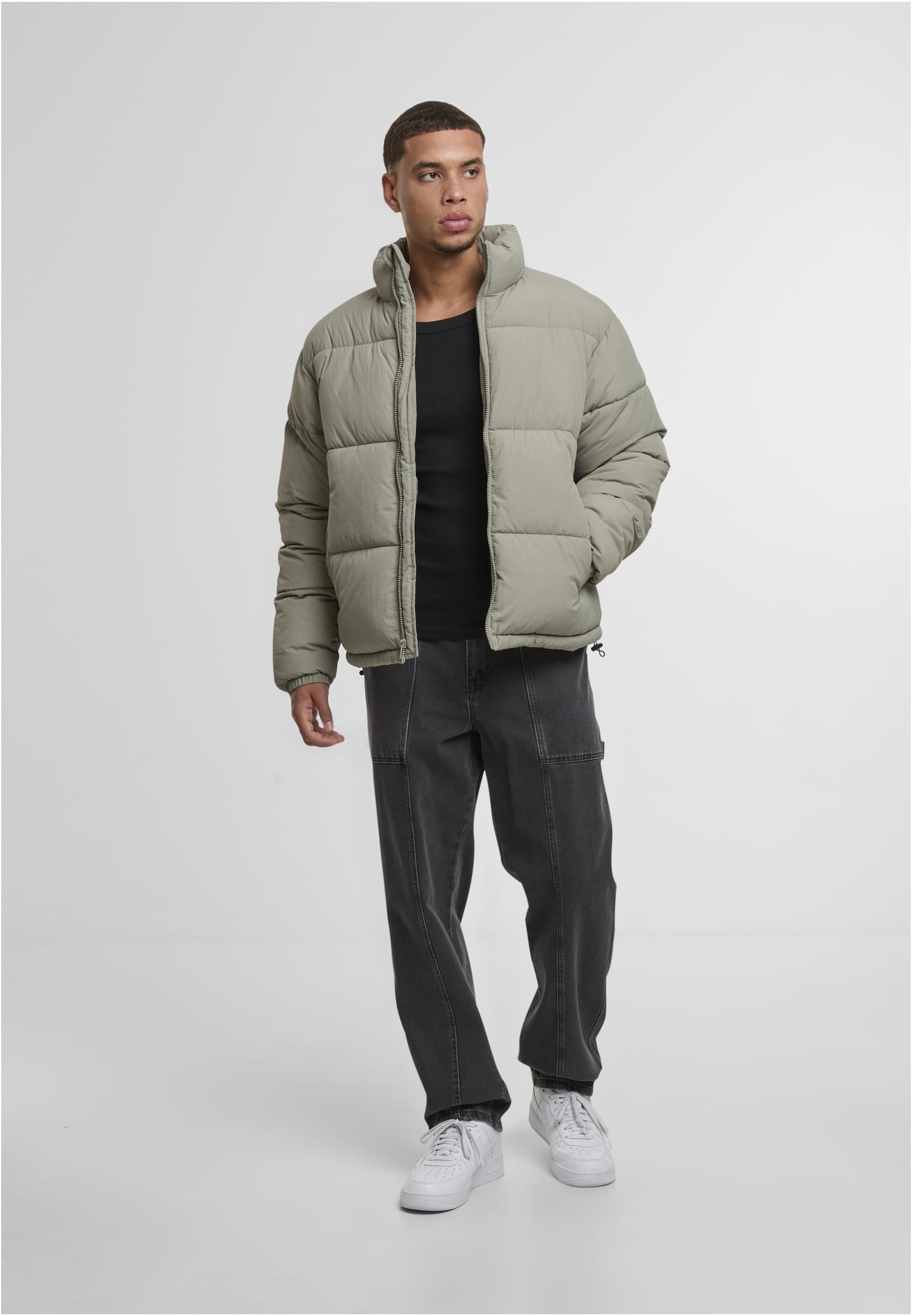 UC Men Giacca Crinkle paleolive