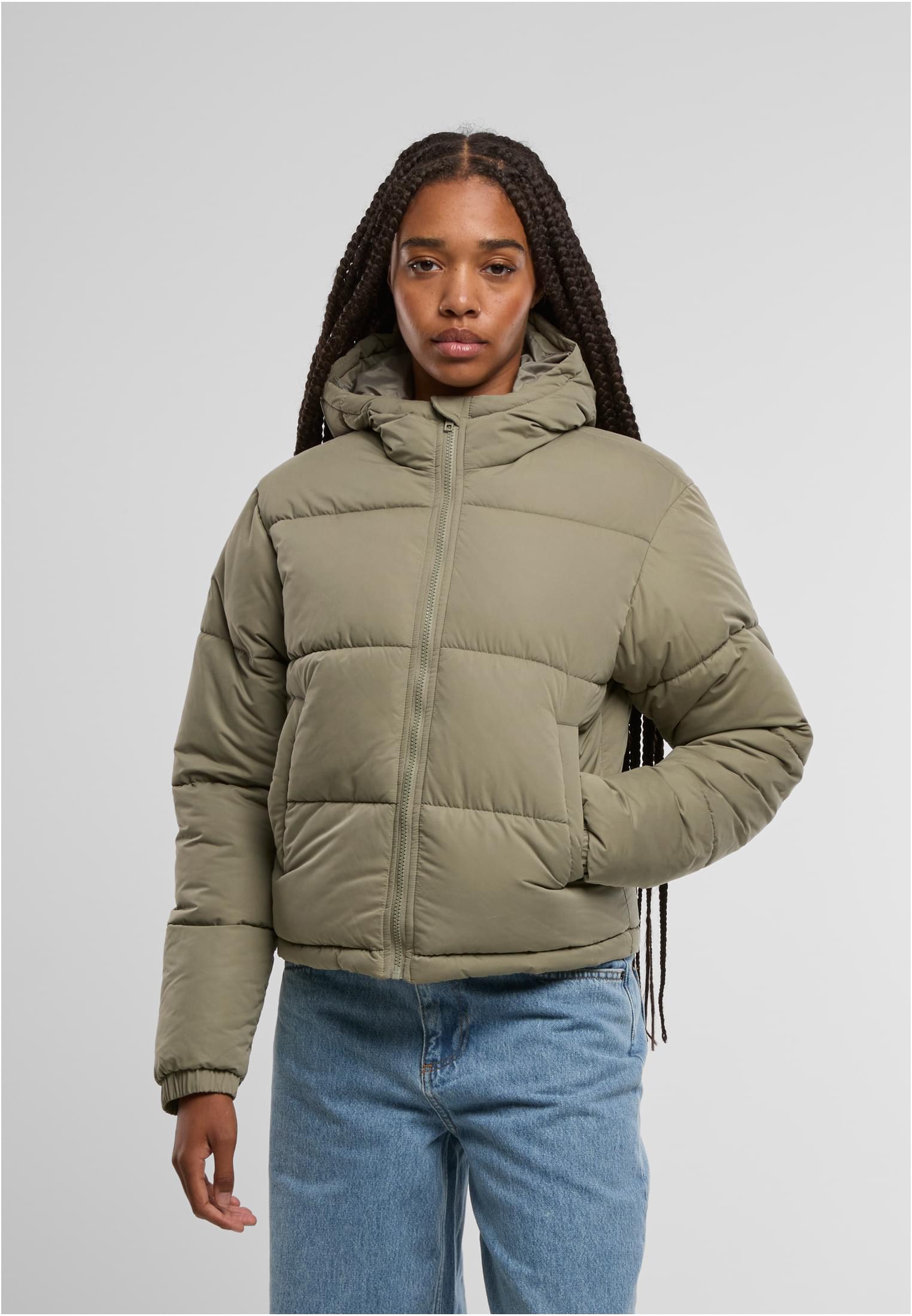 UC Ladies Giacca Peached With Hood paleolive