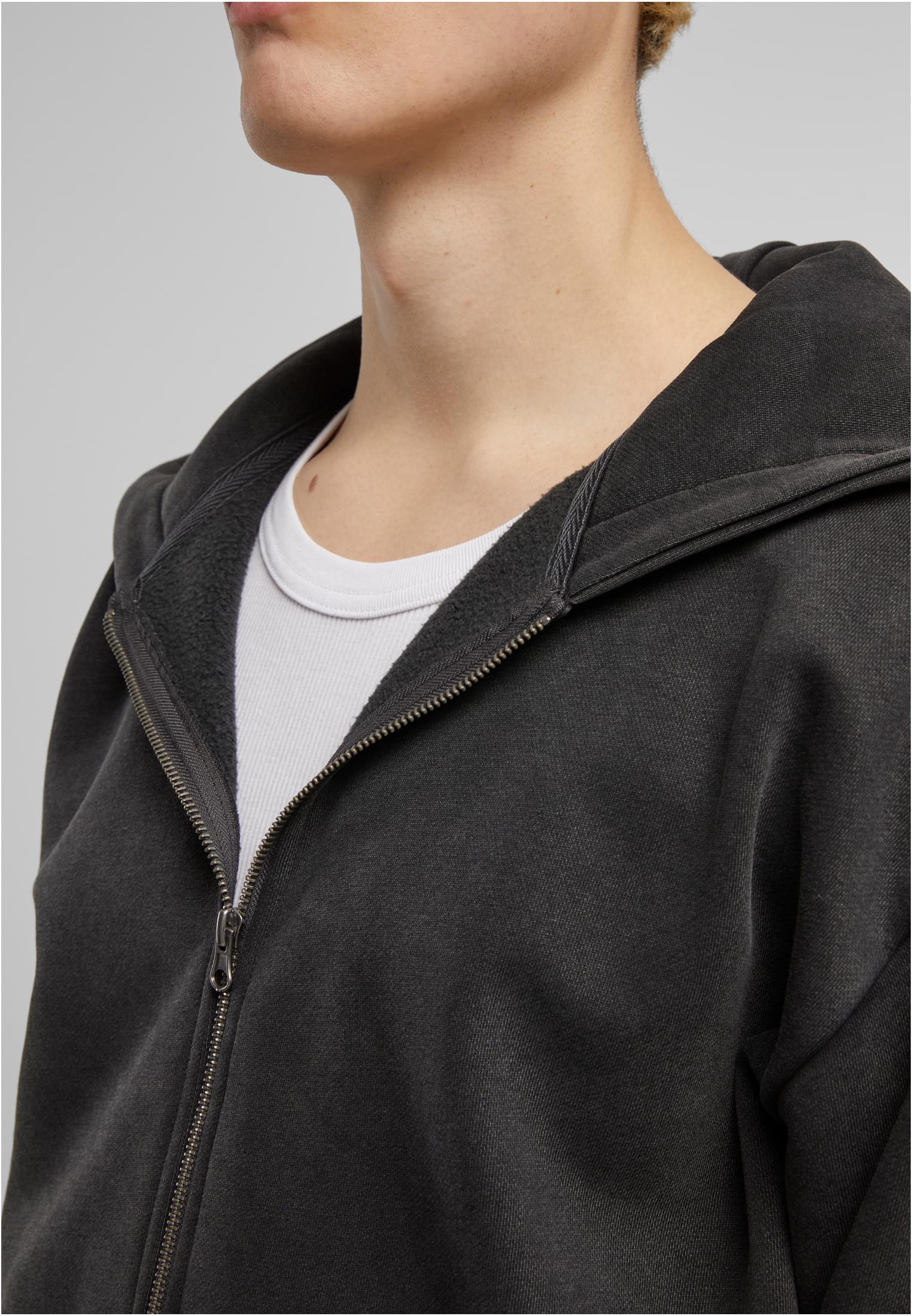 UC Men Felpa con cappuccio Vintage Heavy Zip magnet