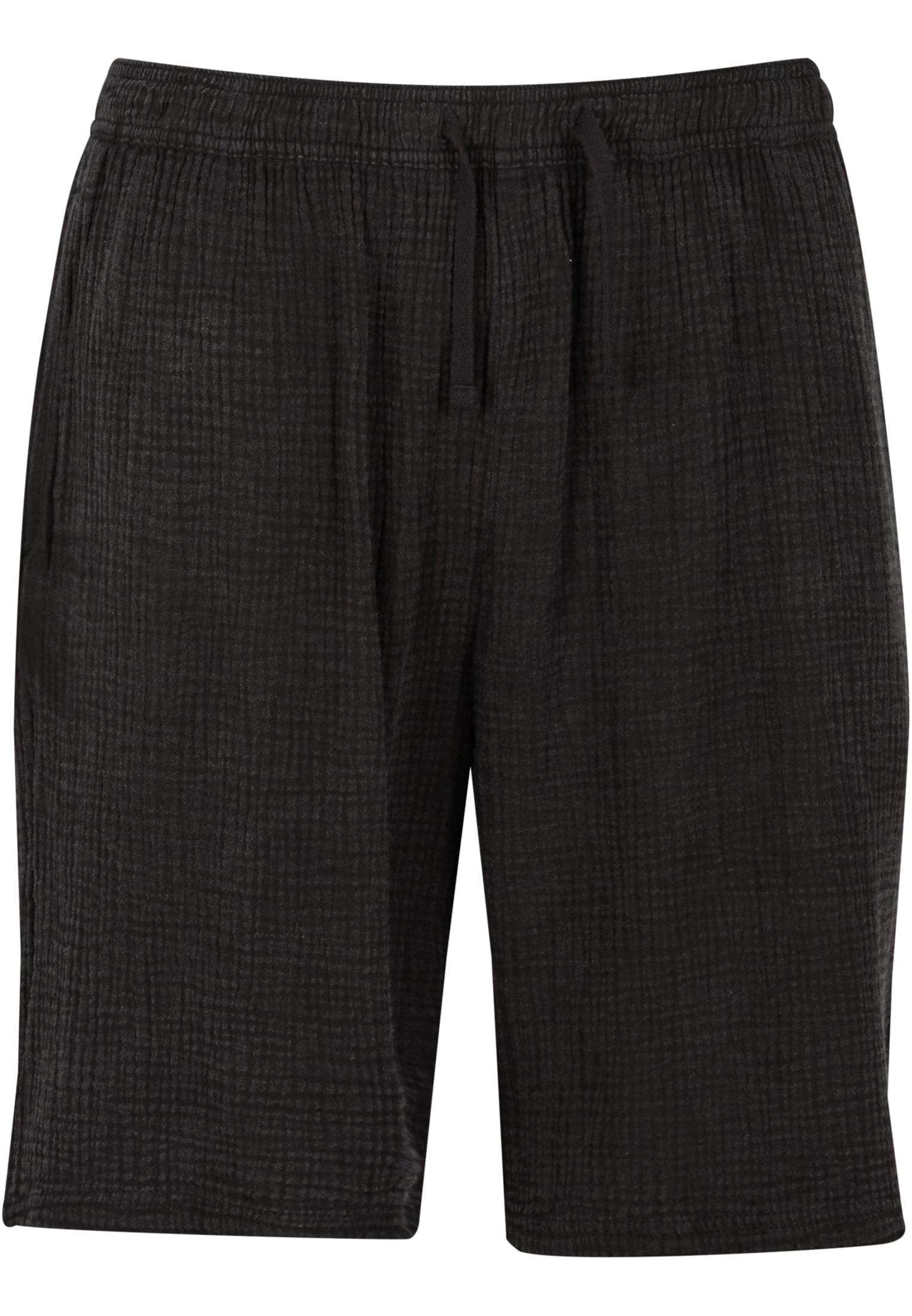 UC Men Pantaloncini Acid Washed Musselin