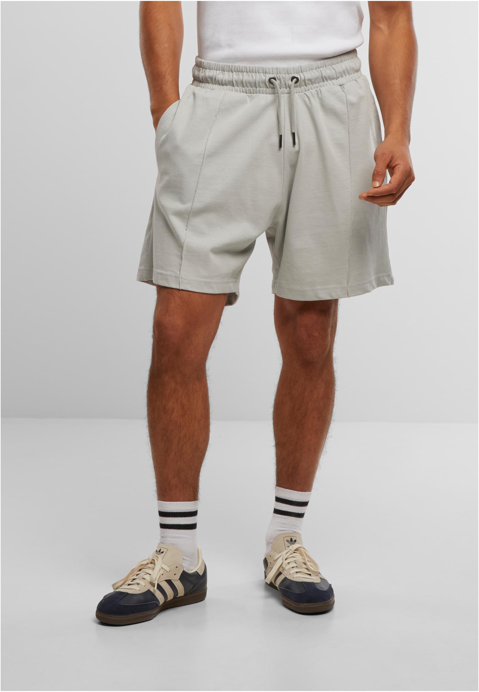 Urban Classics Pantaloncini Heavy Pintuck Track lightasphalt