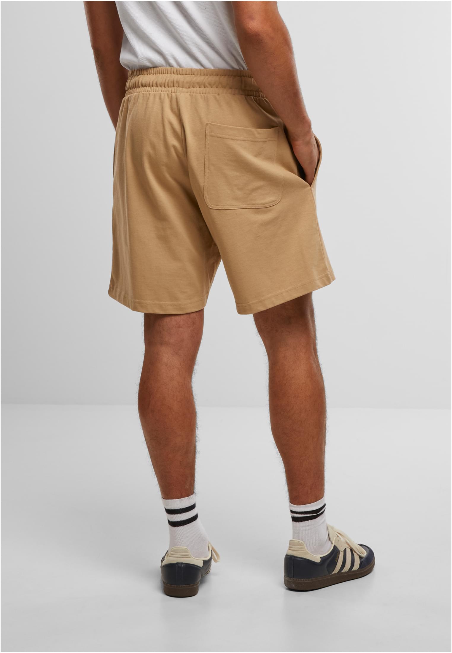 Urban Classics Pantaloncini Heavy Pintuck Track unionbeige