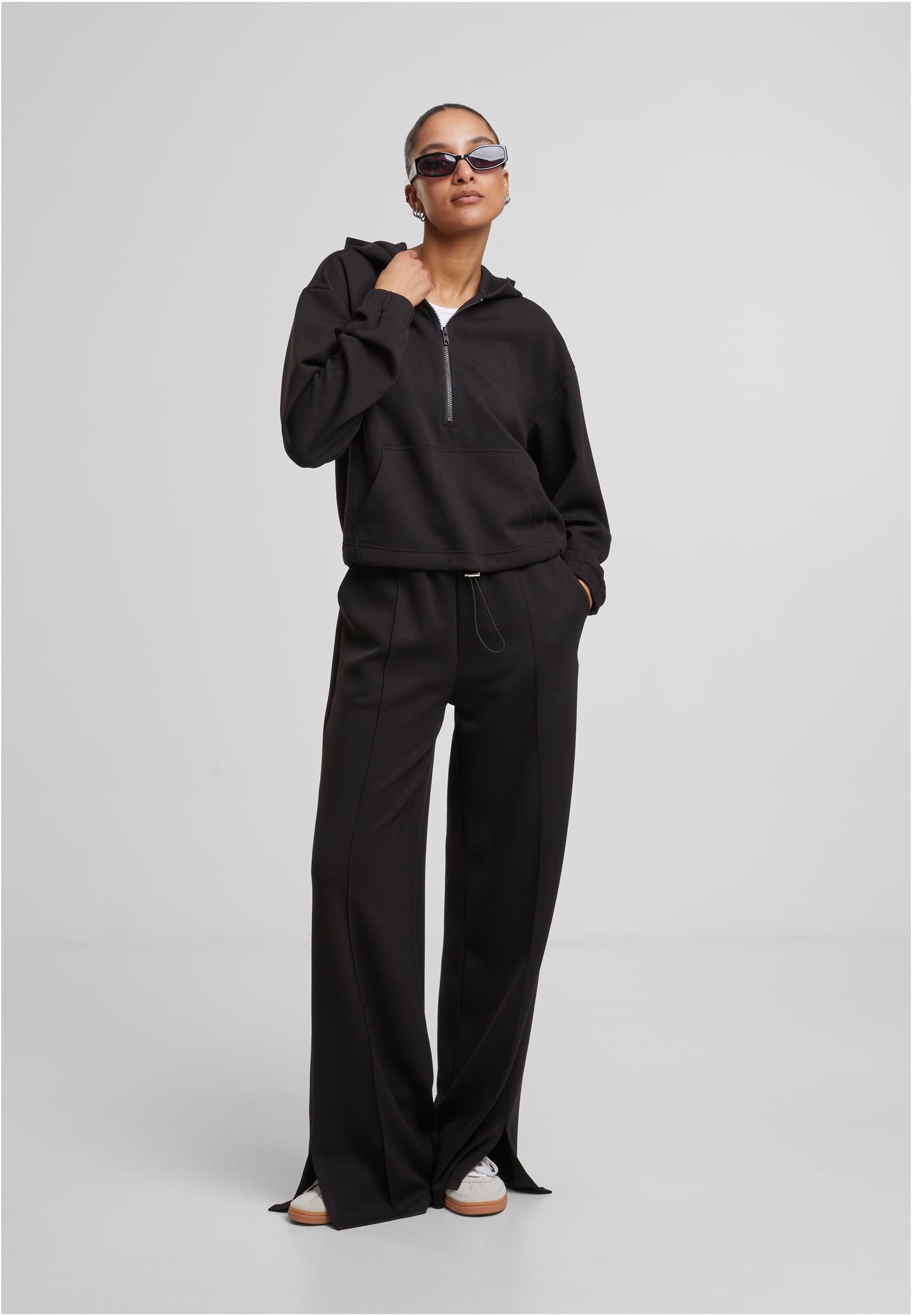 UC Ladies Felpa con cappuccio Soft Touch Zip