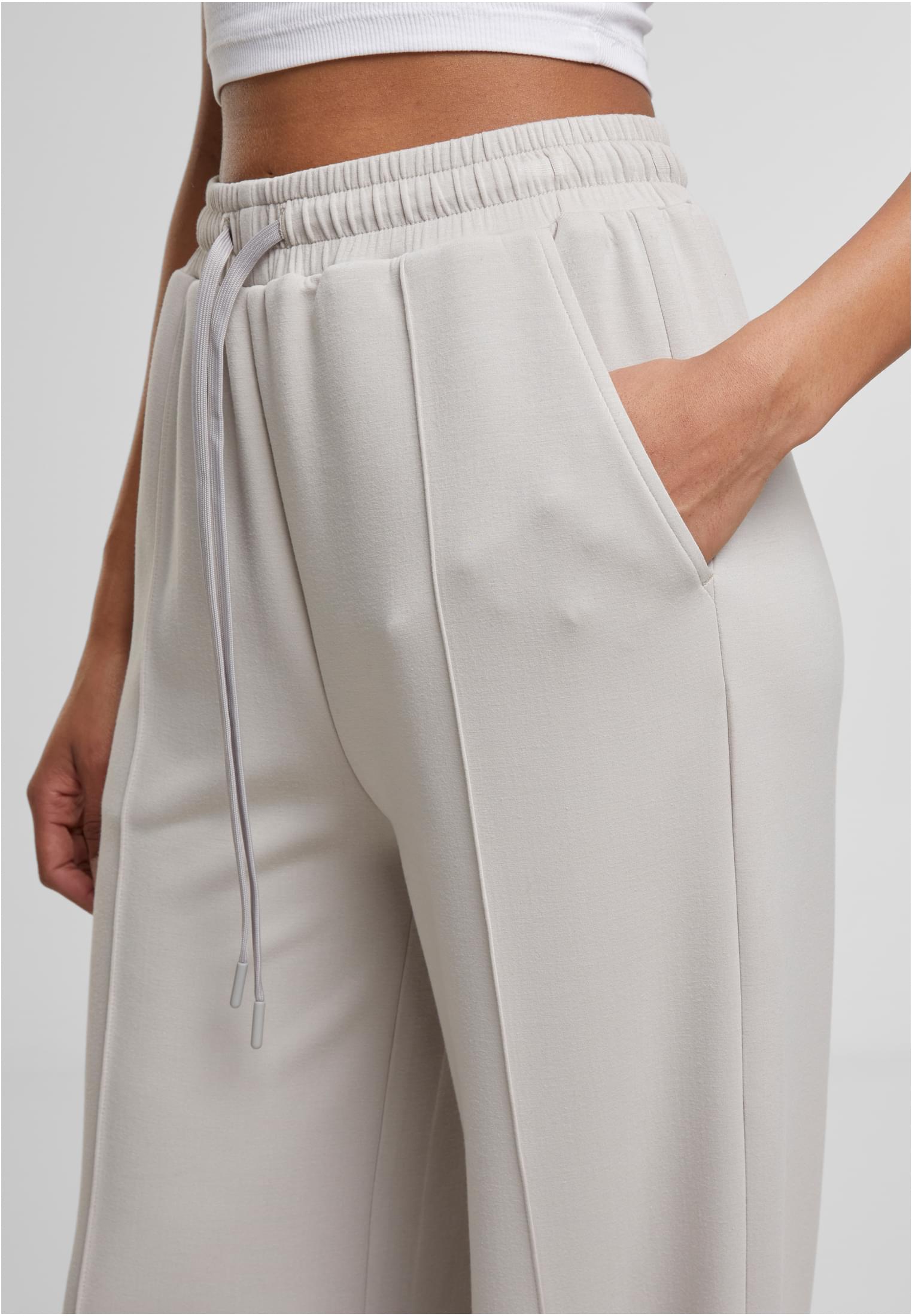 Urban Classics Pantaloni Soft Touch Palazzo cloud