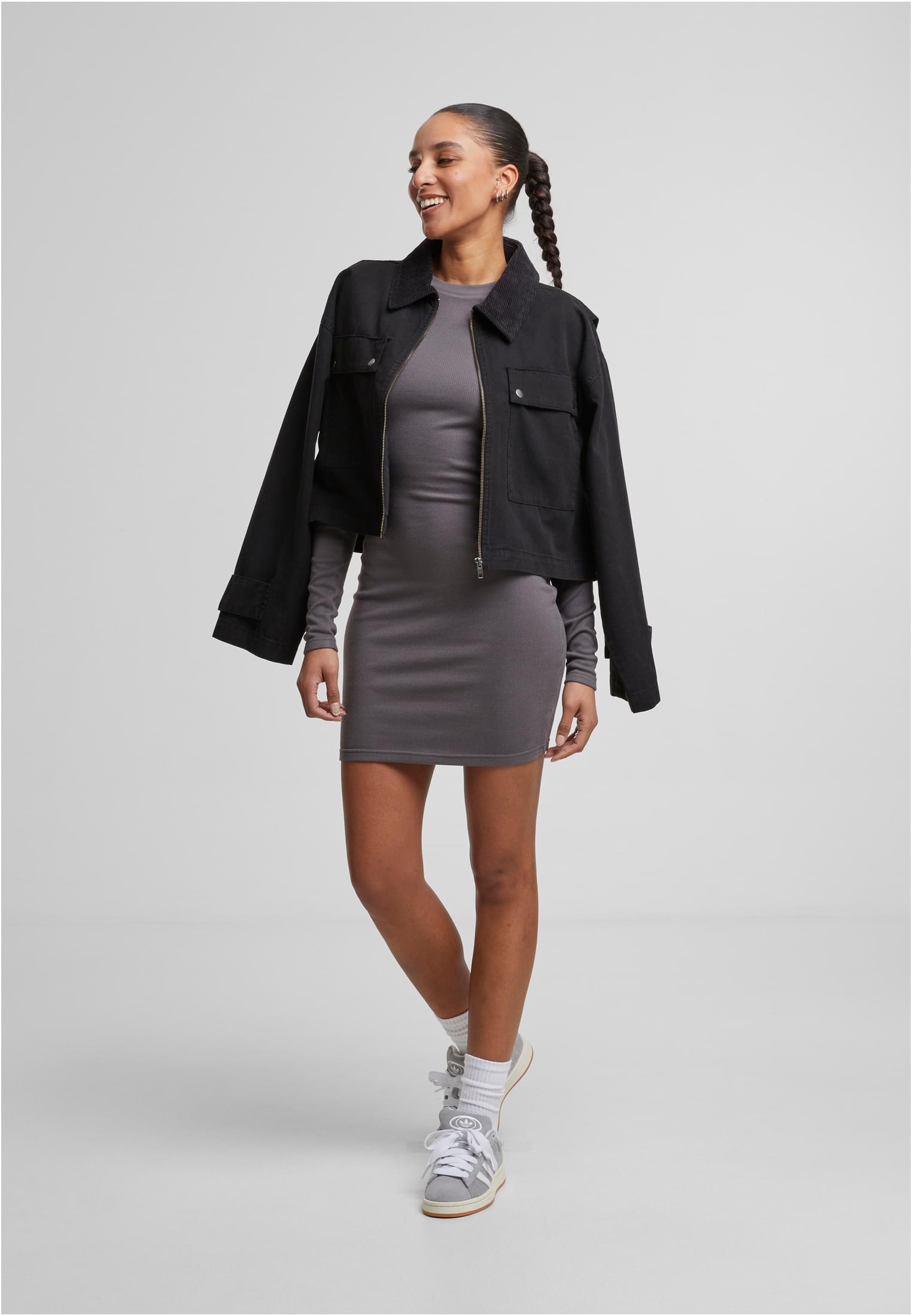 UC Ladies Giacca Workwear Cropped Cotton