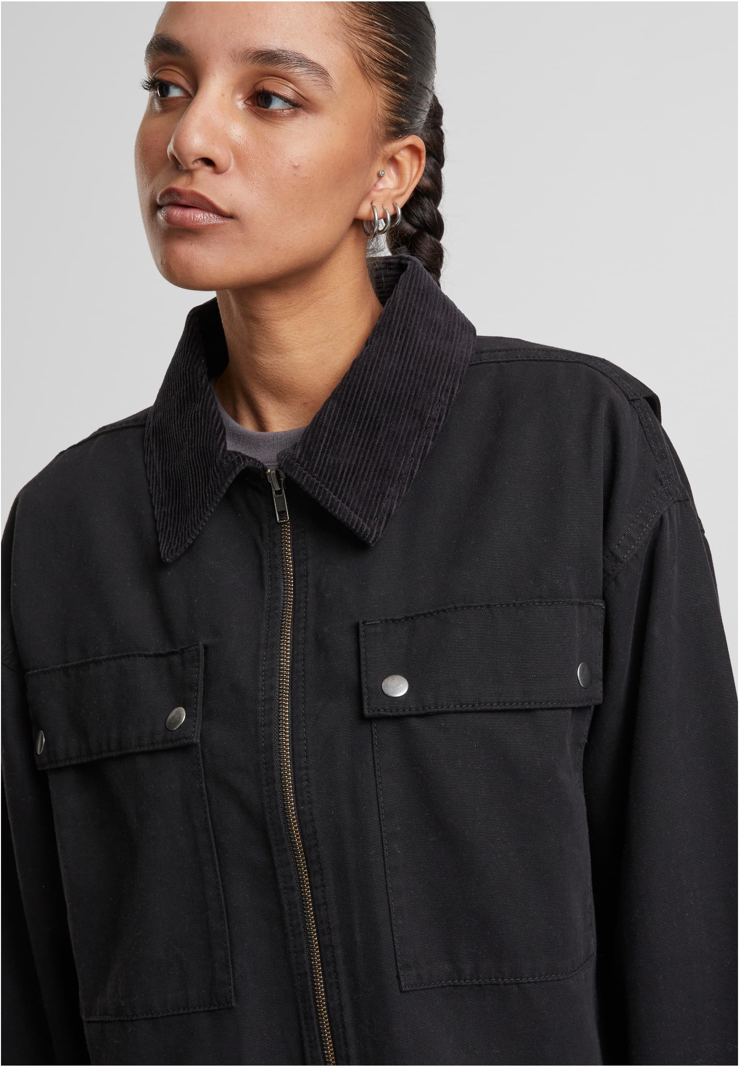 UC Ladies Giacca Workwear Cropped Cotton