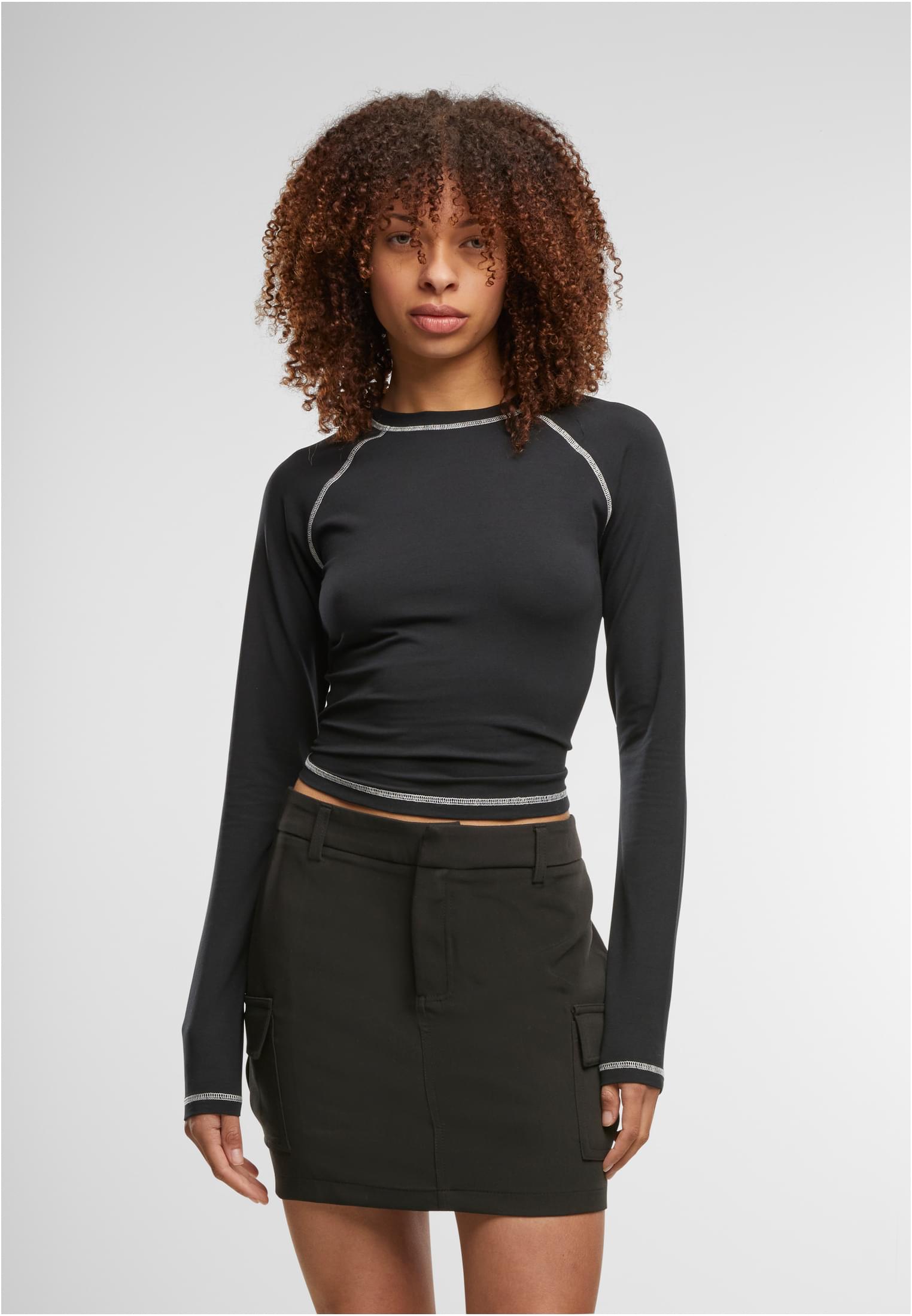 UC Ladies Maglia Contrast Longsleeve