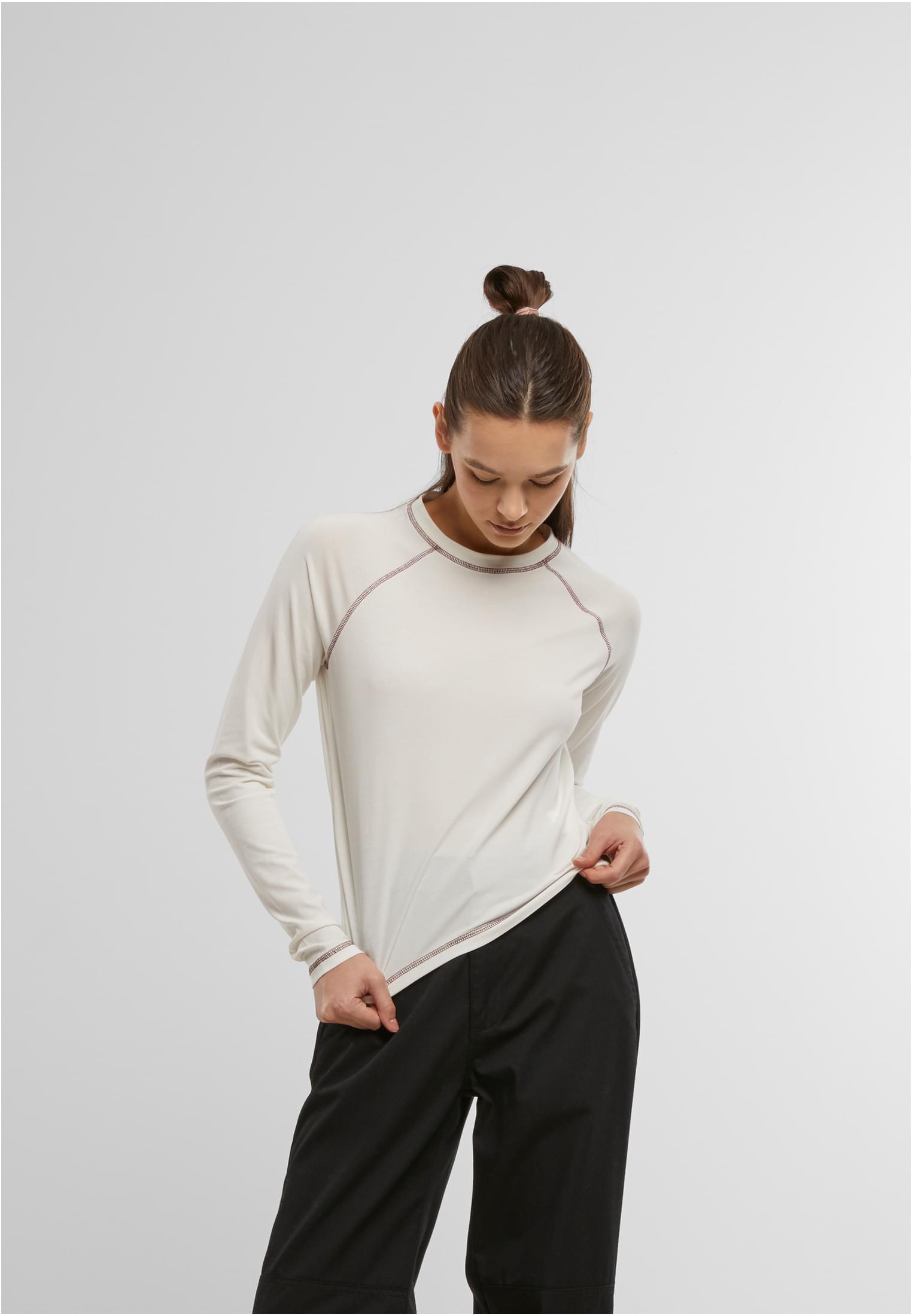 UC Ladies Maglia Contrast Longsleeve