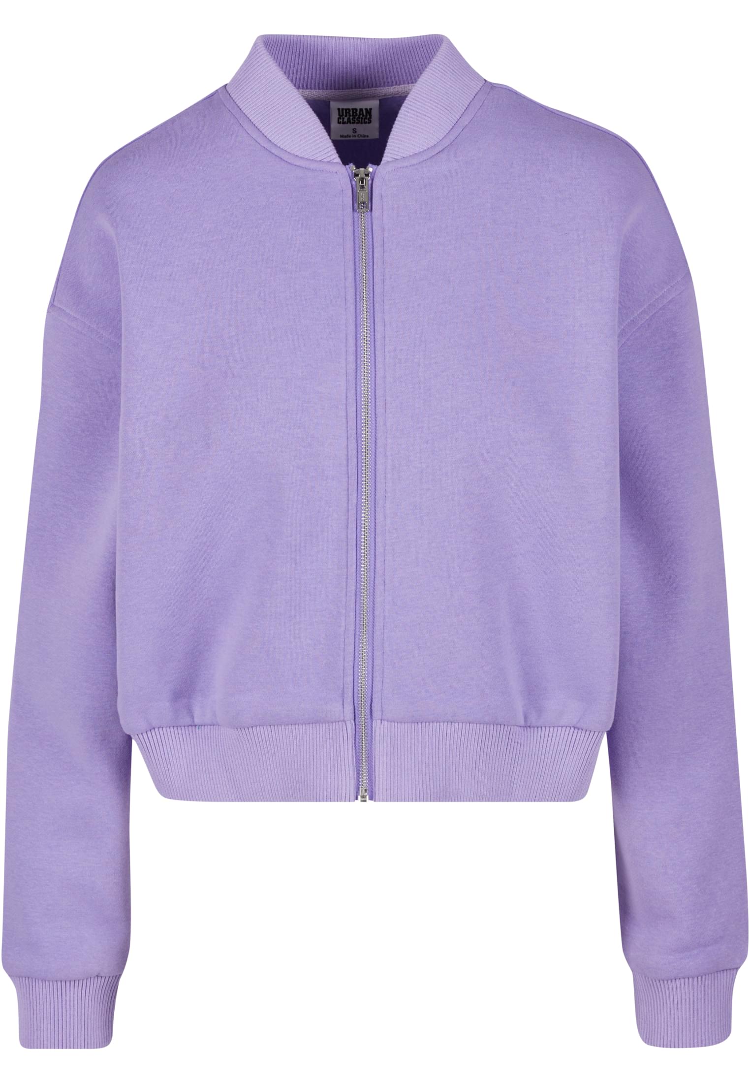 UC Ladies Giacca Short Sweat Zip electriclilac