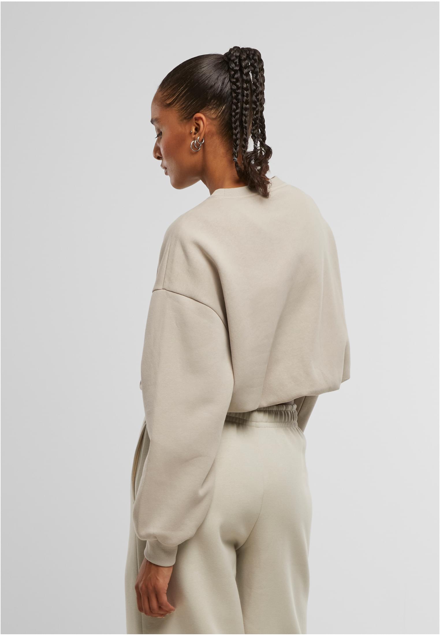 UC Ladies Felpa Cropped Gathered cloud