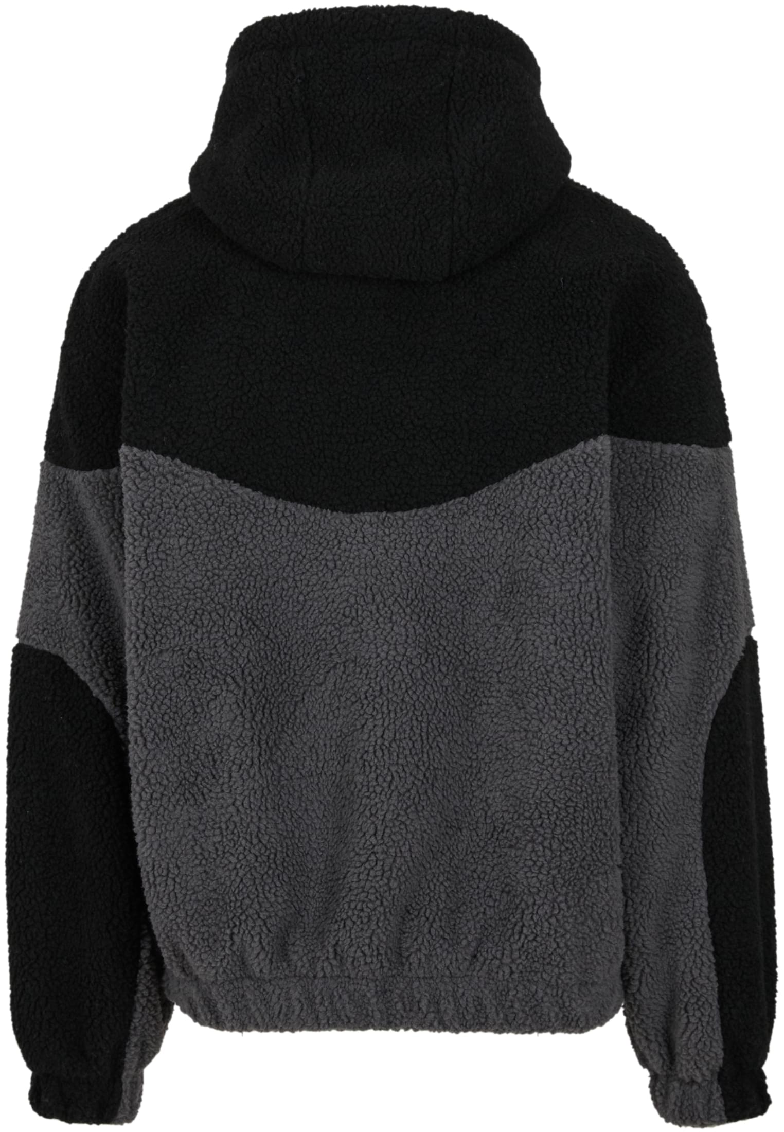 UC Men Felpa con cappuccio Weavy Colorblock Teddy magnet/black