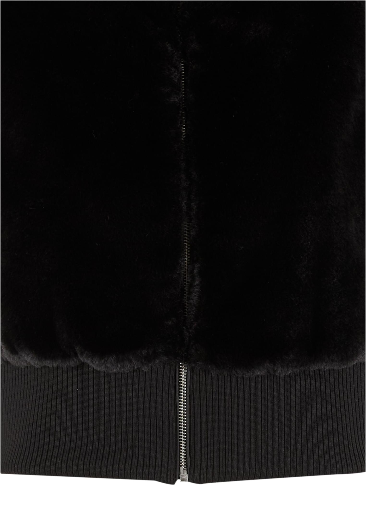UC Ladies Gilet Cropped Faux Fur