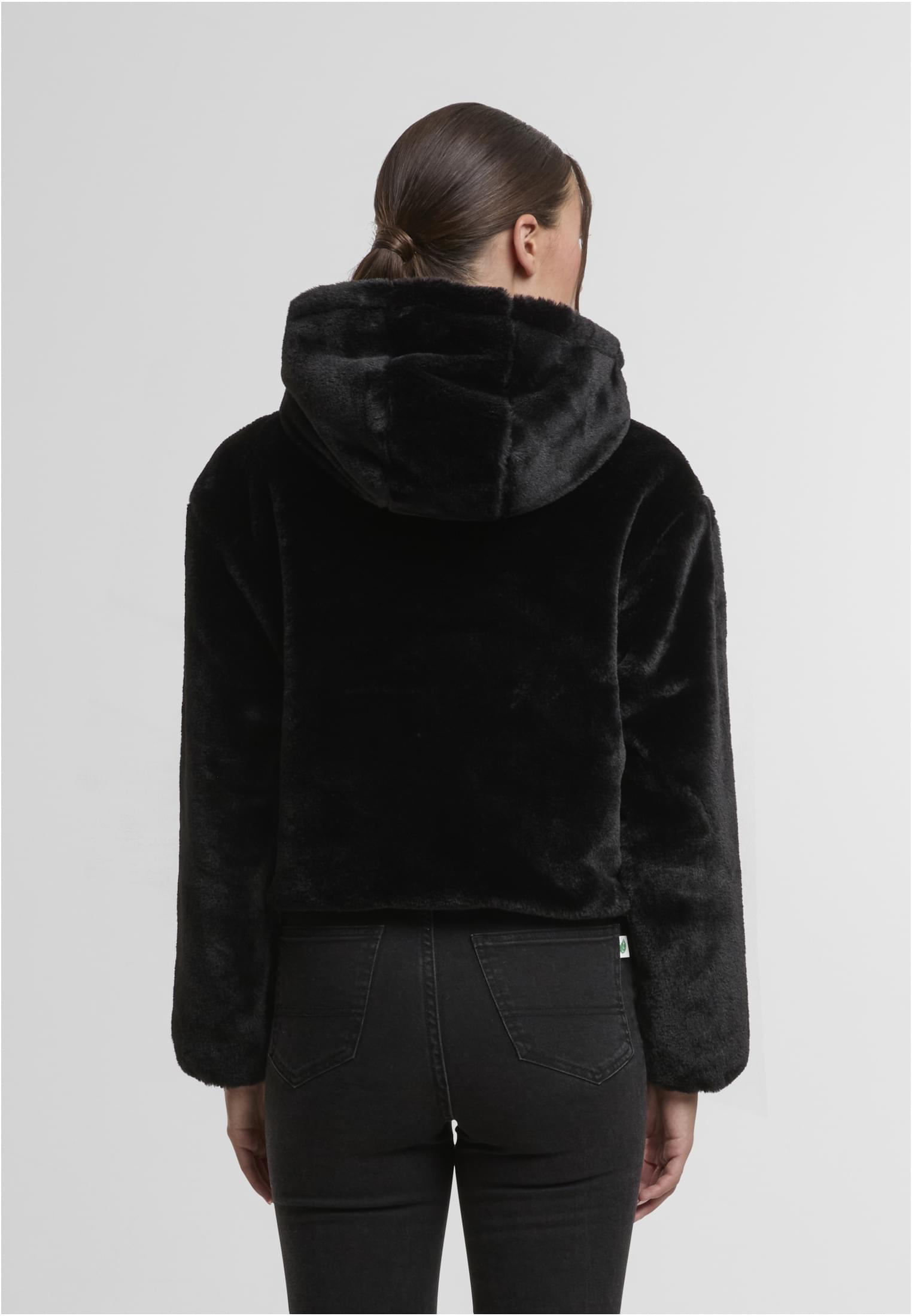 Urban Classics Felpa con cappuccio Full Zip Faux Fur