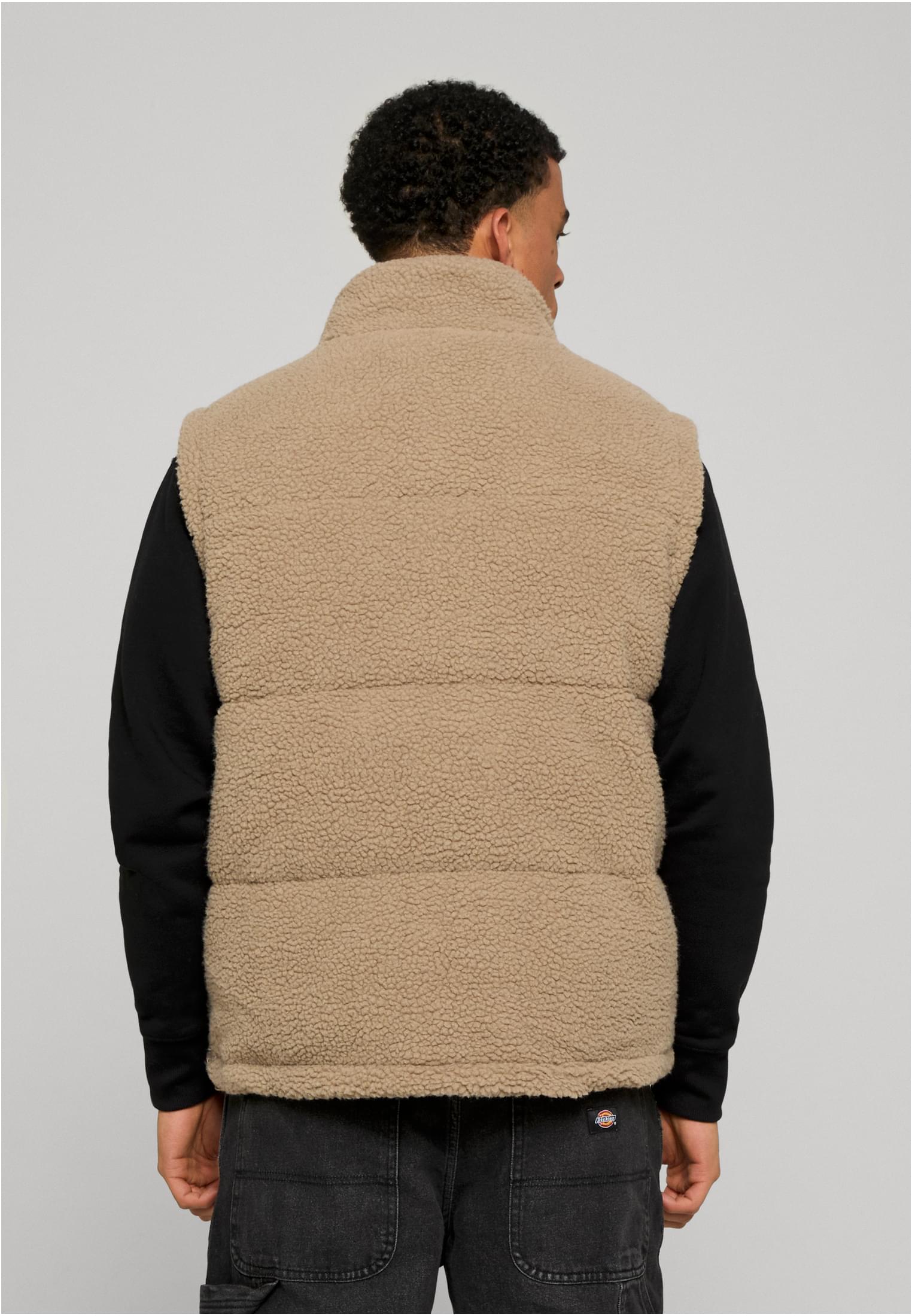 UC Men Gilet Basic Teddy darktaupe