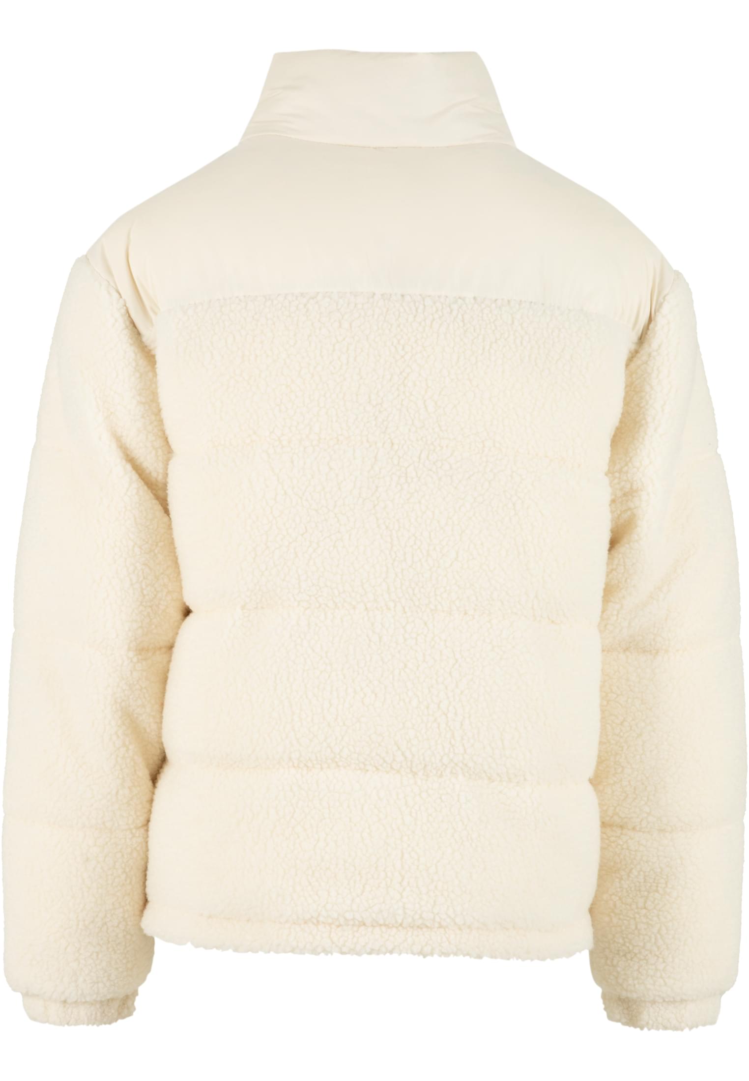 UC Men Giacca Fabric Mix Teddy whitesand