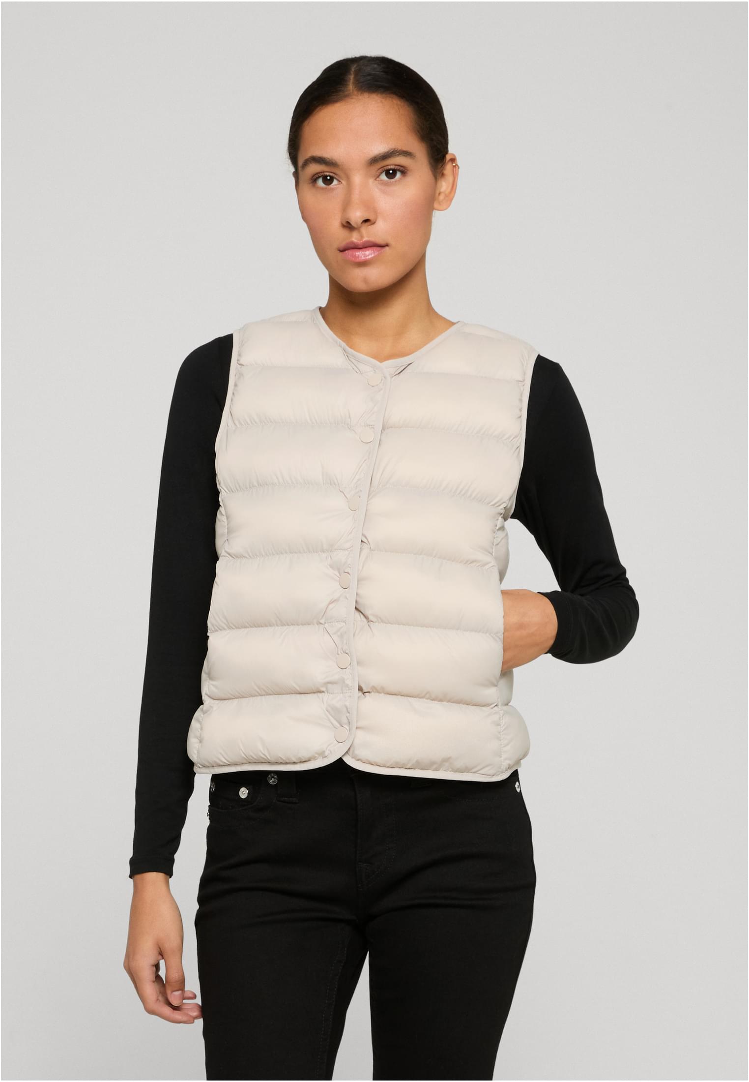 UC Ladies Gilet Button cloud
