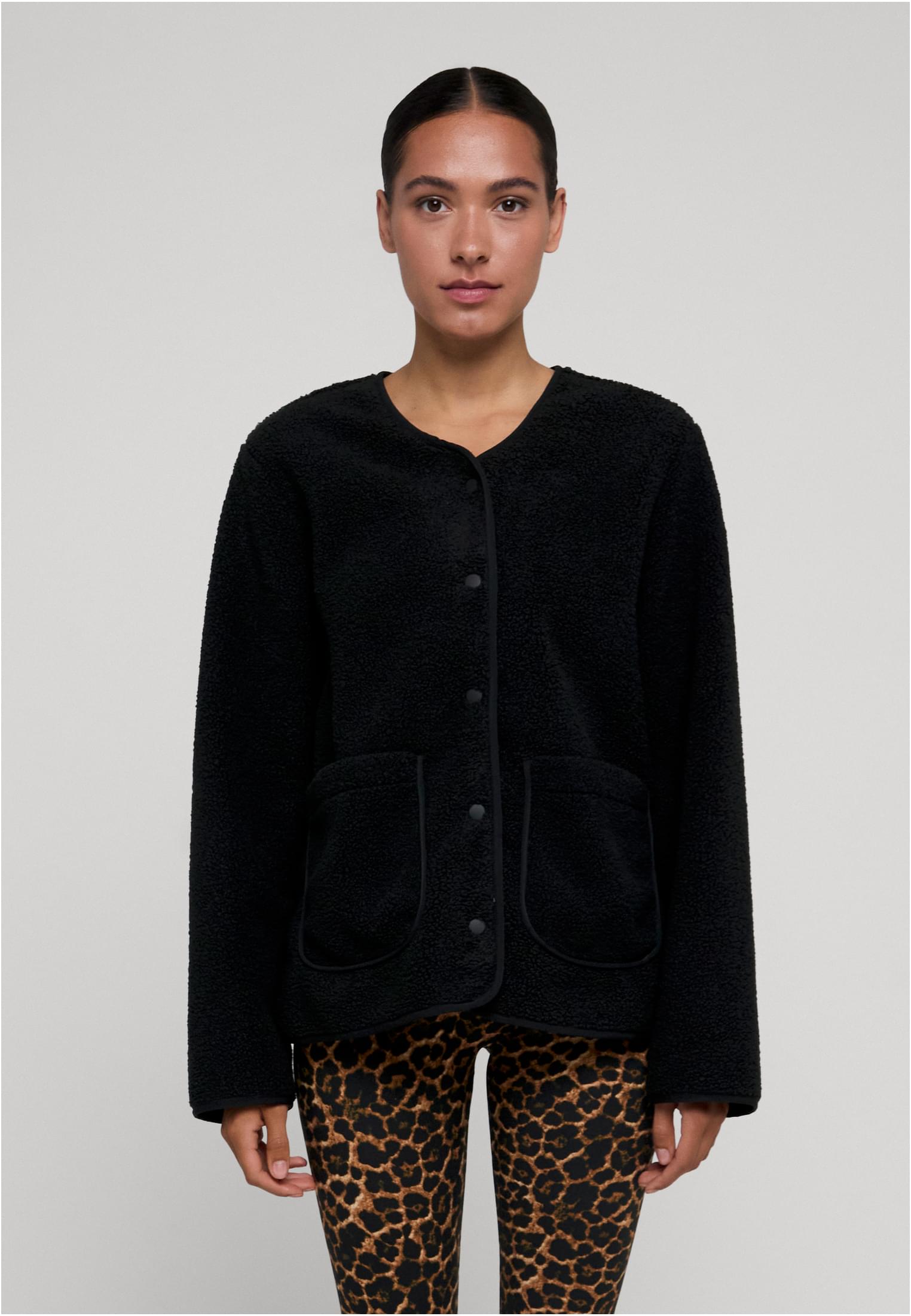UC Ladies Giacca Buttoned Teddy