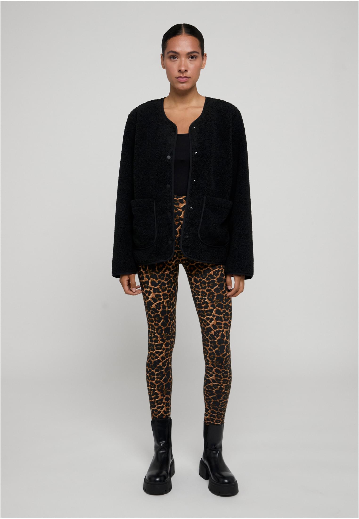 UC Ladies Giacca Buttoned Teddy