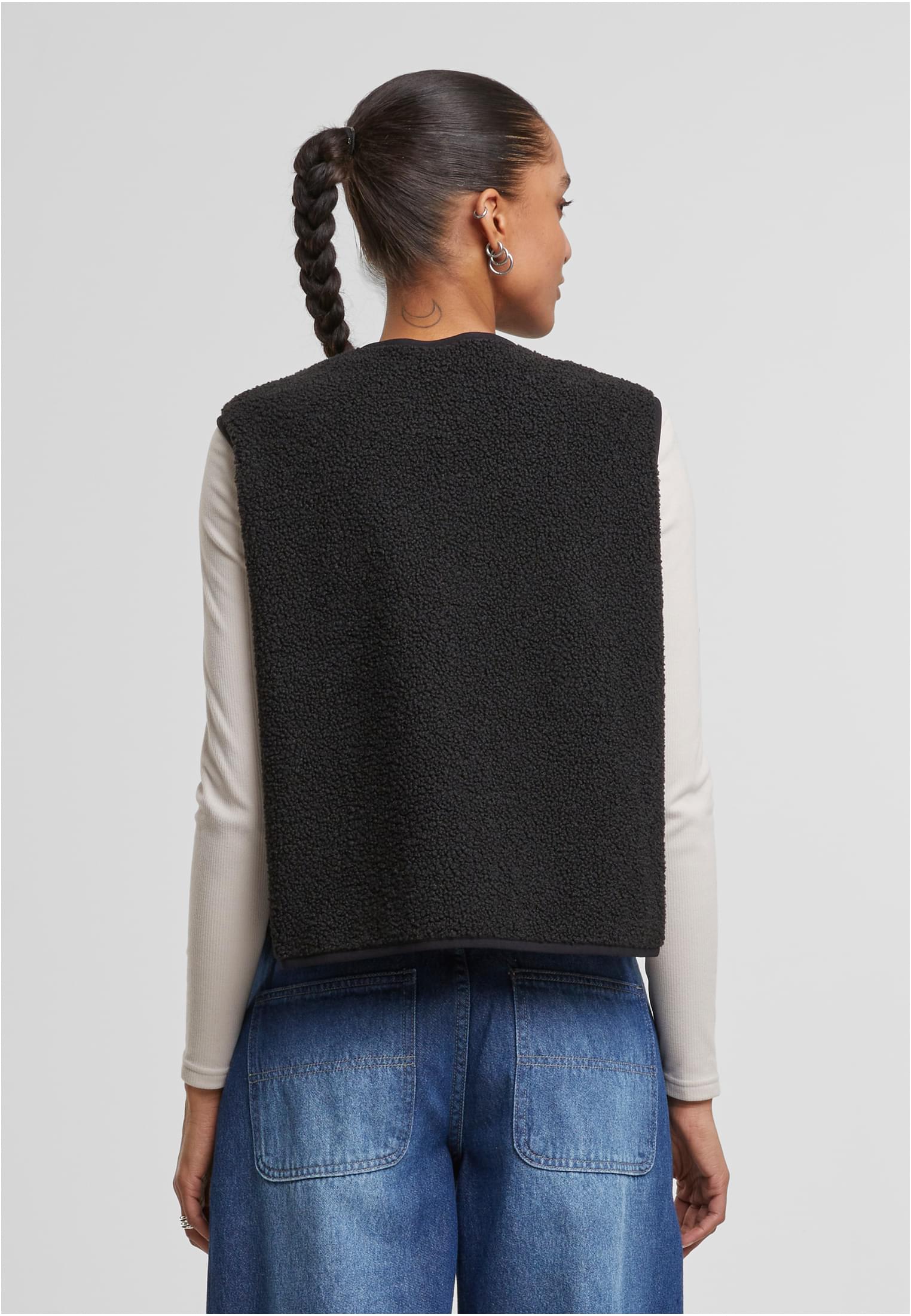 UC Ladies Gilet Buttoned Teddy