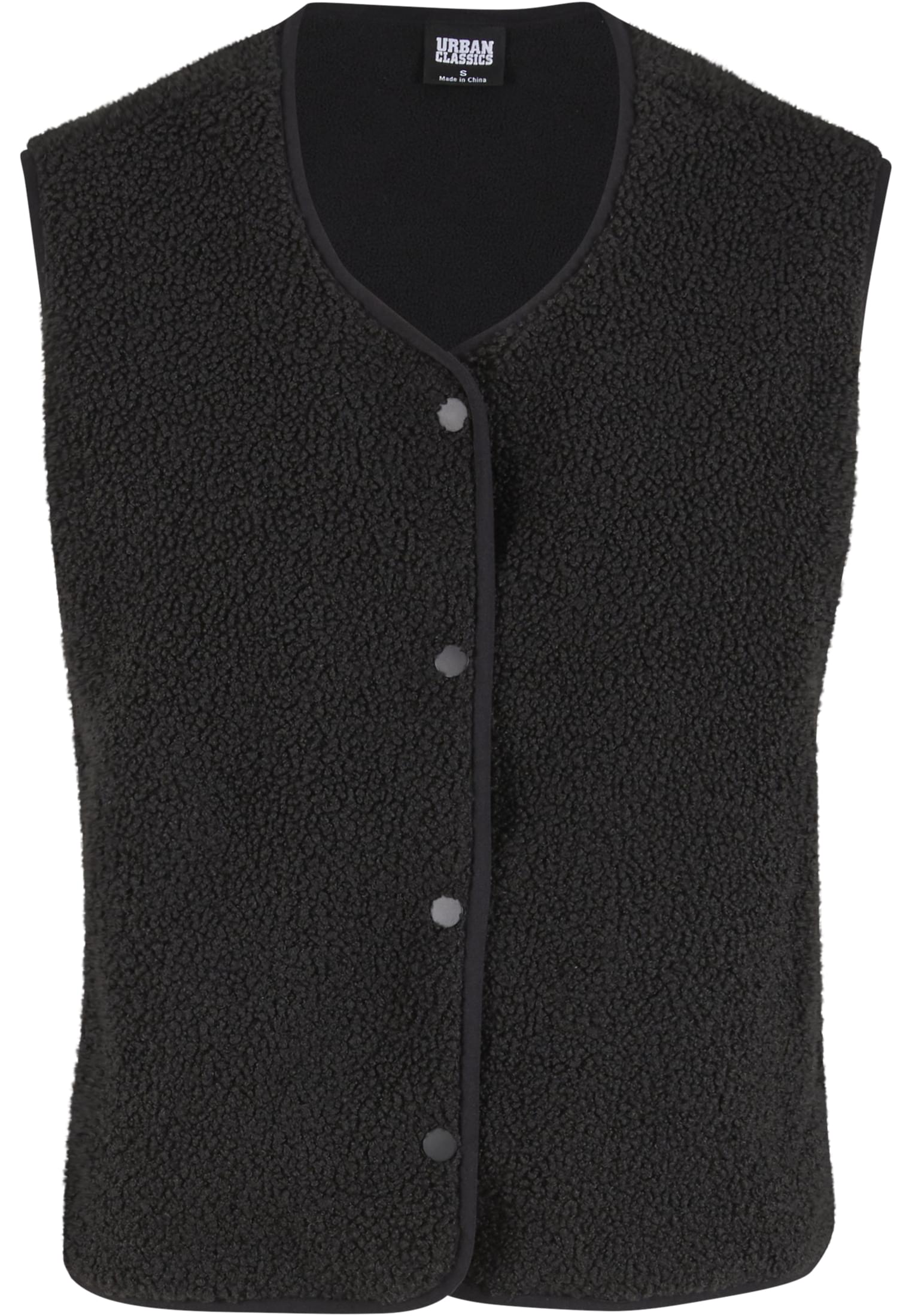 UC Ladies Gilet Buttoned Teddy