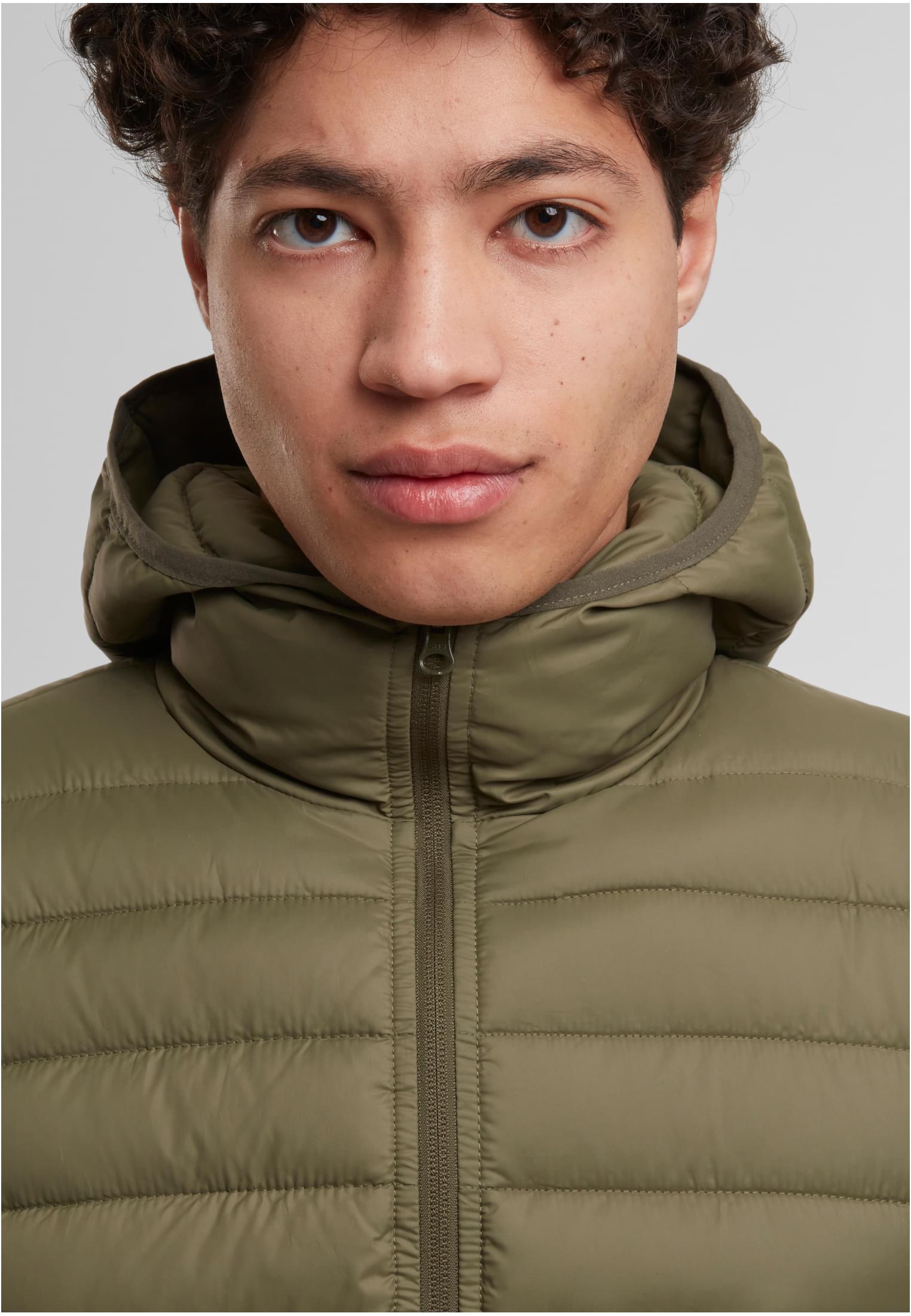 Urban Classics Gilet Basic Light Weigh With Hood darkolive