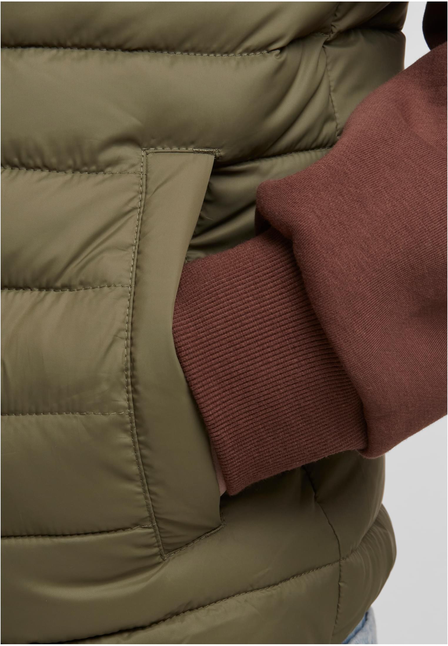 Urban Classics Gilet Basic Light Weigh With Hood darkolive