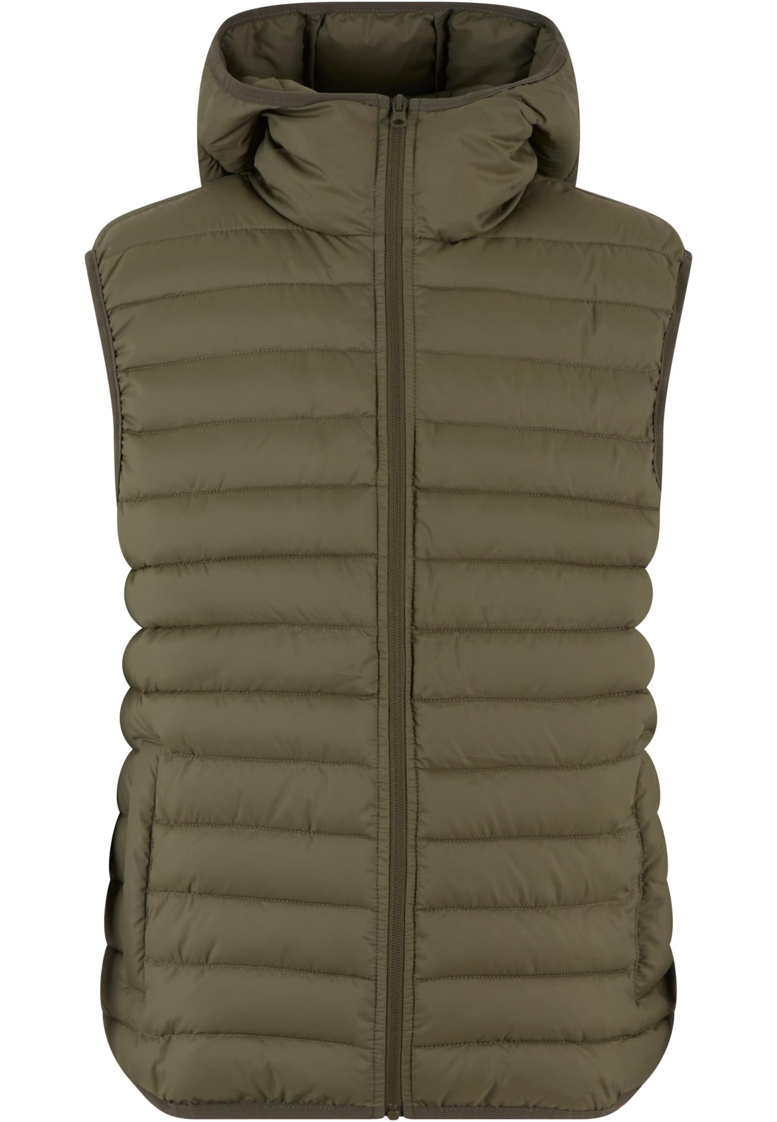 Urban Classics Gilet Basic Light Weigh With Hood darkolive