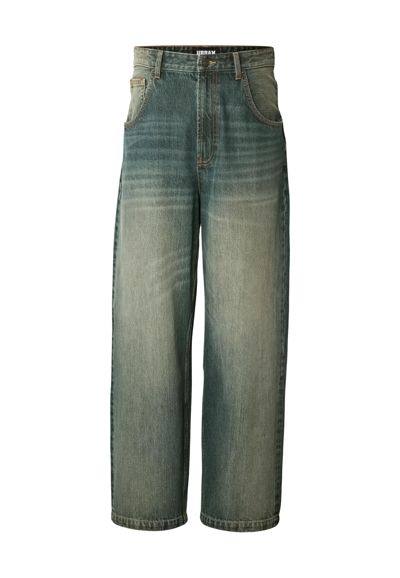 UC Men Jeans Super Baggy mid dirty washed