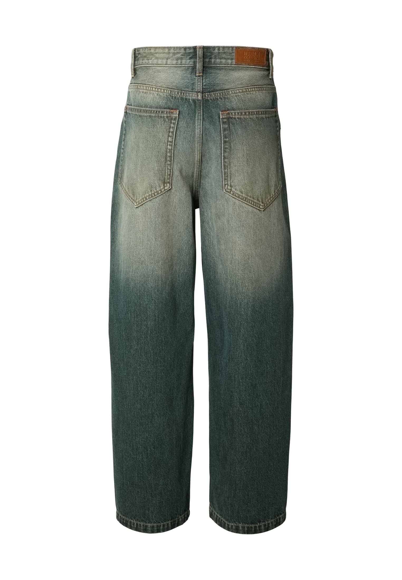 UC Men Jeans Super Baggy mid dirty washed