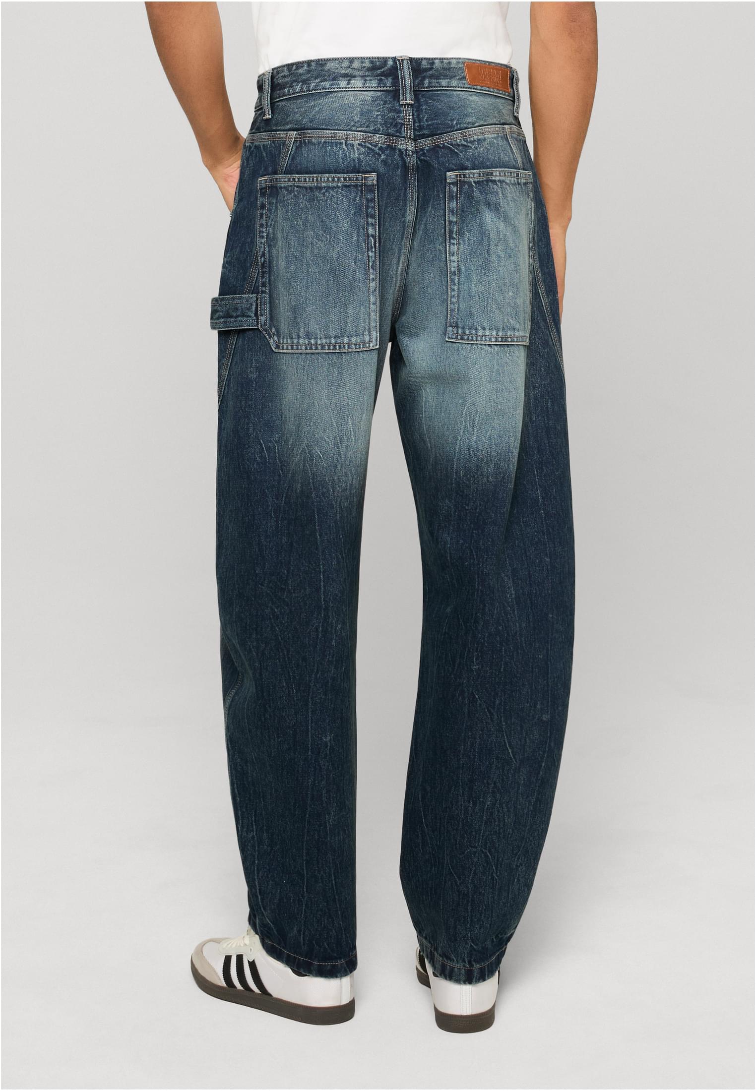 UC Men Jeans Heavy Baloon marble washed