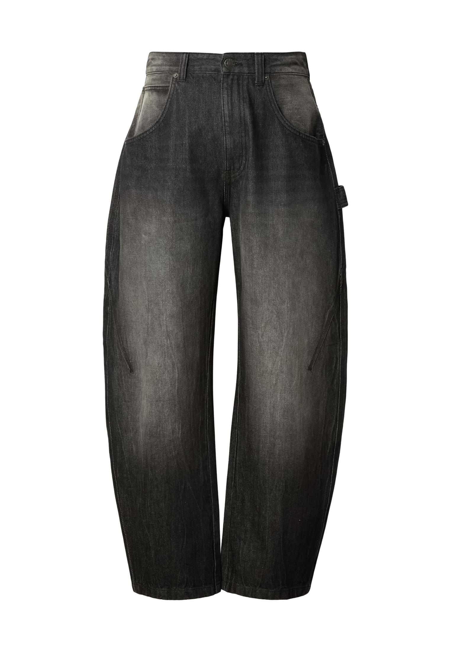 Urban Classics Jeans Heavy Baloon mid marble washed