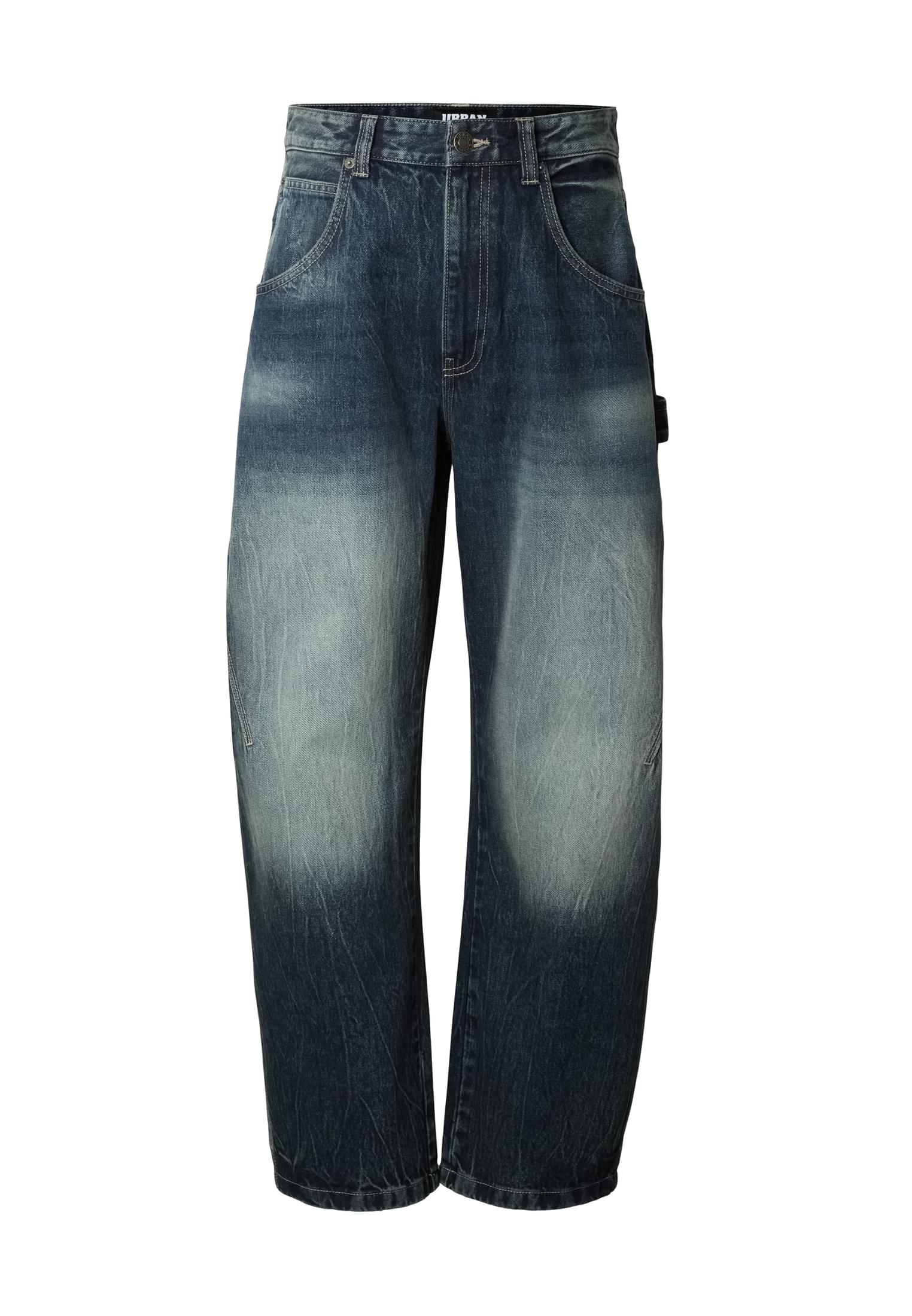 UC Men Jeans Heavy Baloon marble washed