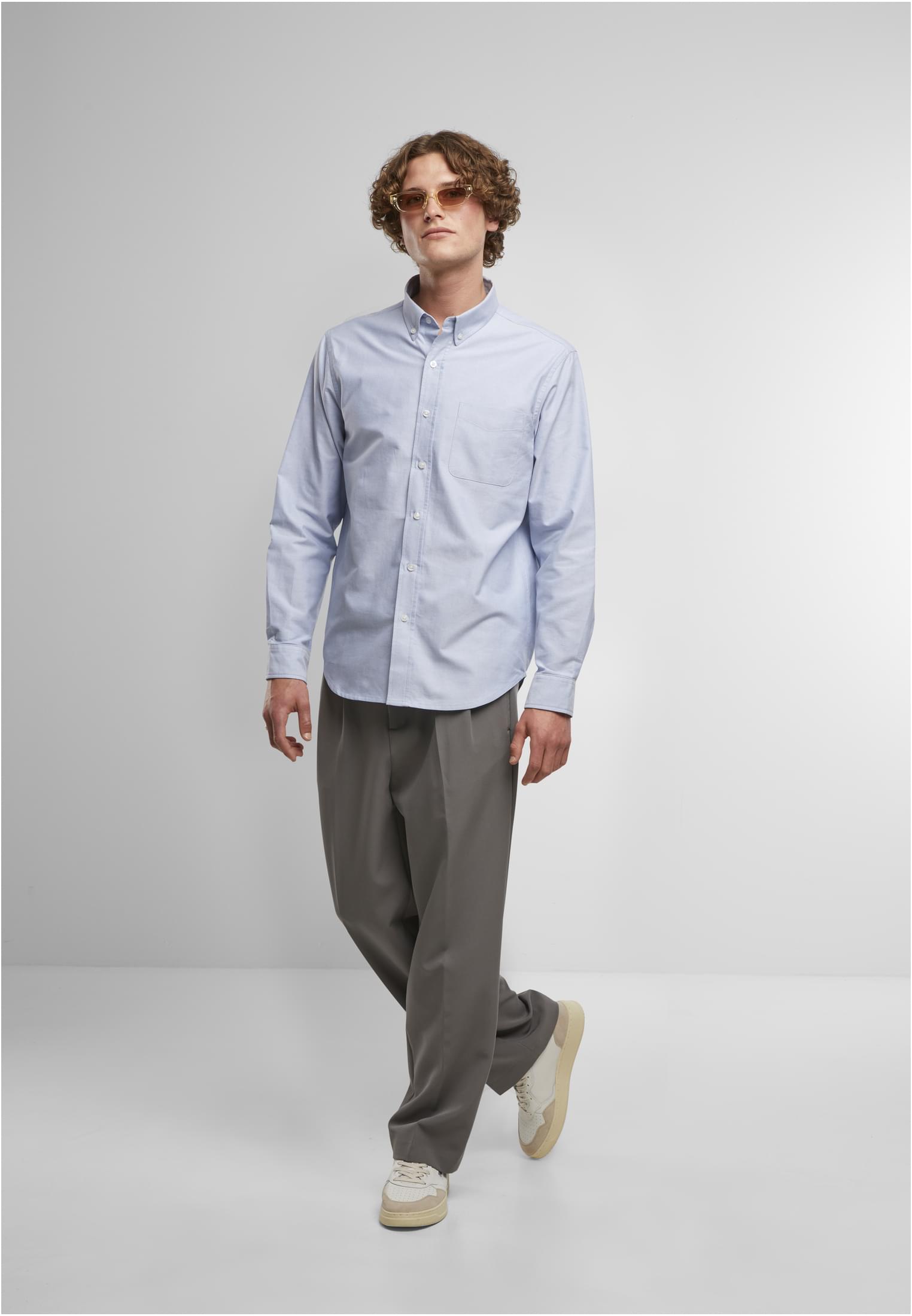 UC Men Camicia Button Up Oxford lighthorizonblue