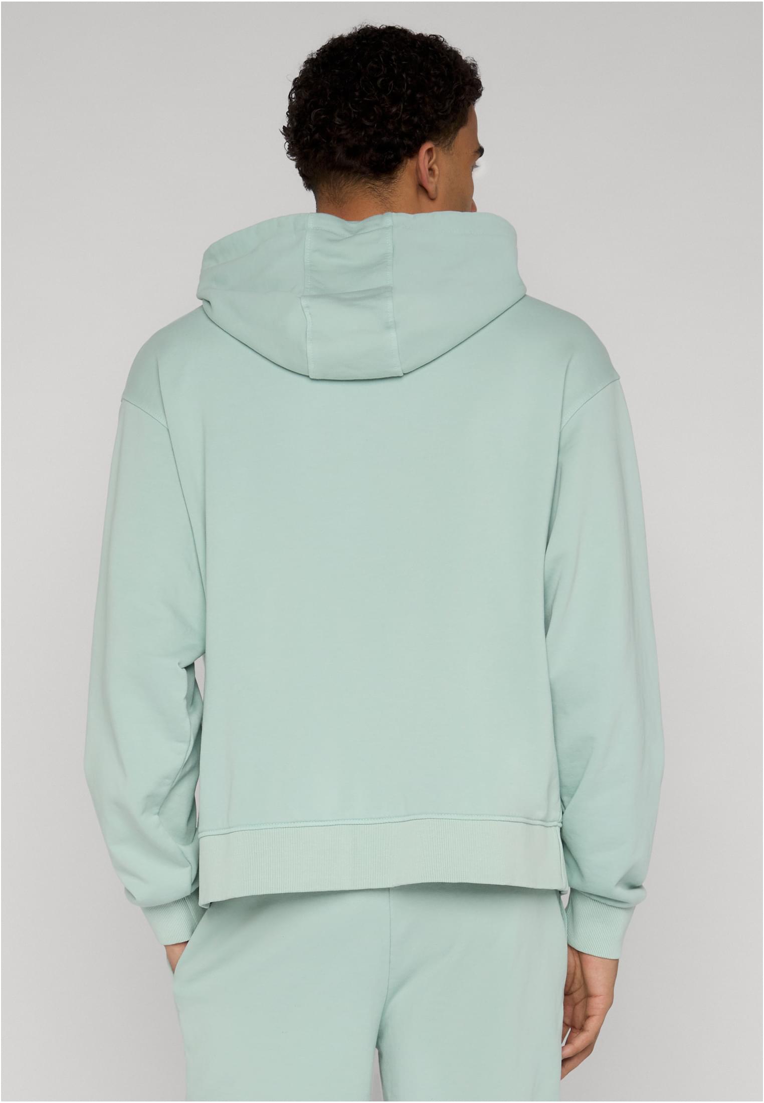 UC Men Felpa con cappuccio Heavy Washed Boxy frostmint