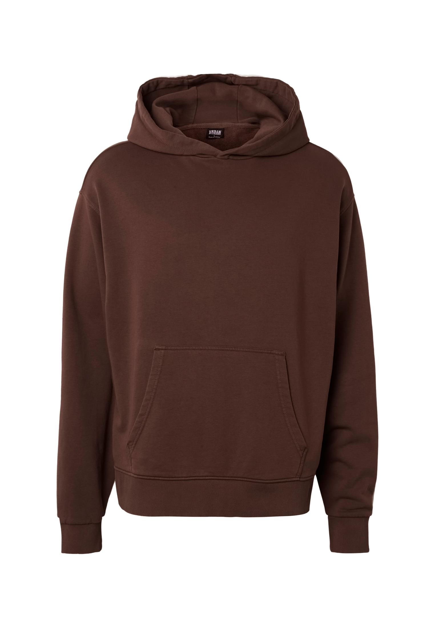 Urban Classics Felpa con cappuccio Heavy Washed Boxy chocolatebrown