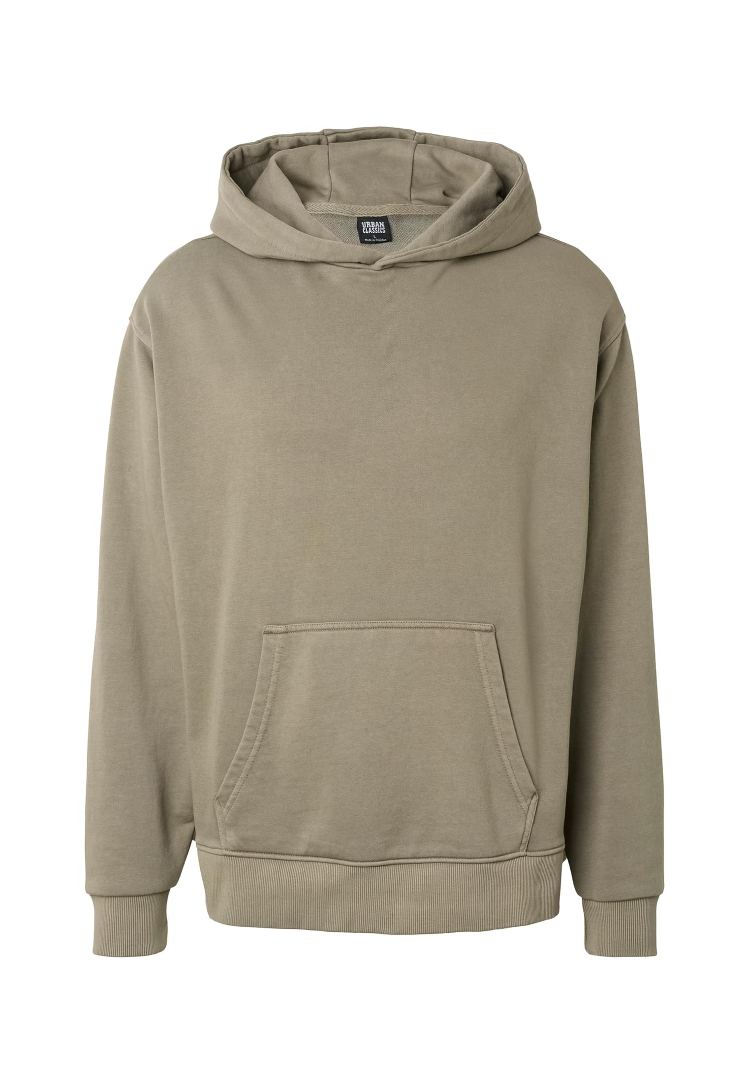 UC Men Felpa con cappuccio Heavy Washed Boxy paleolive