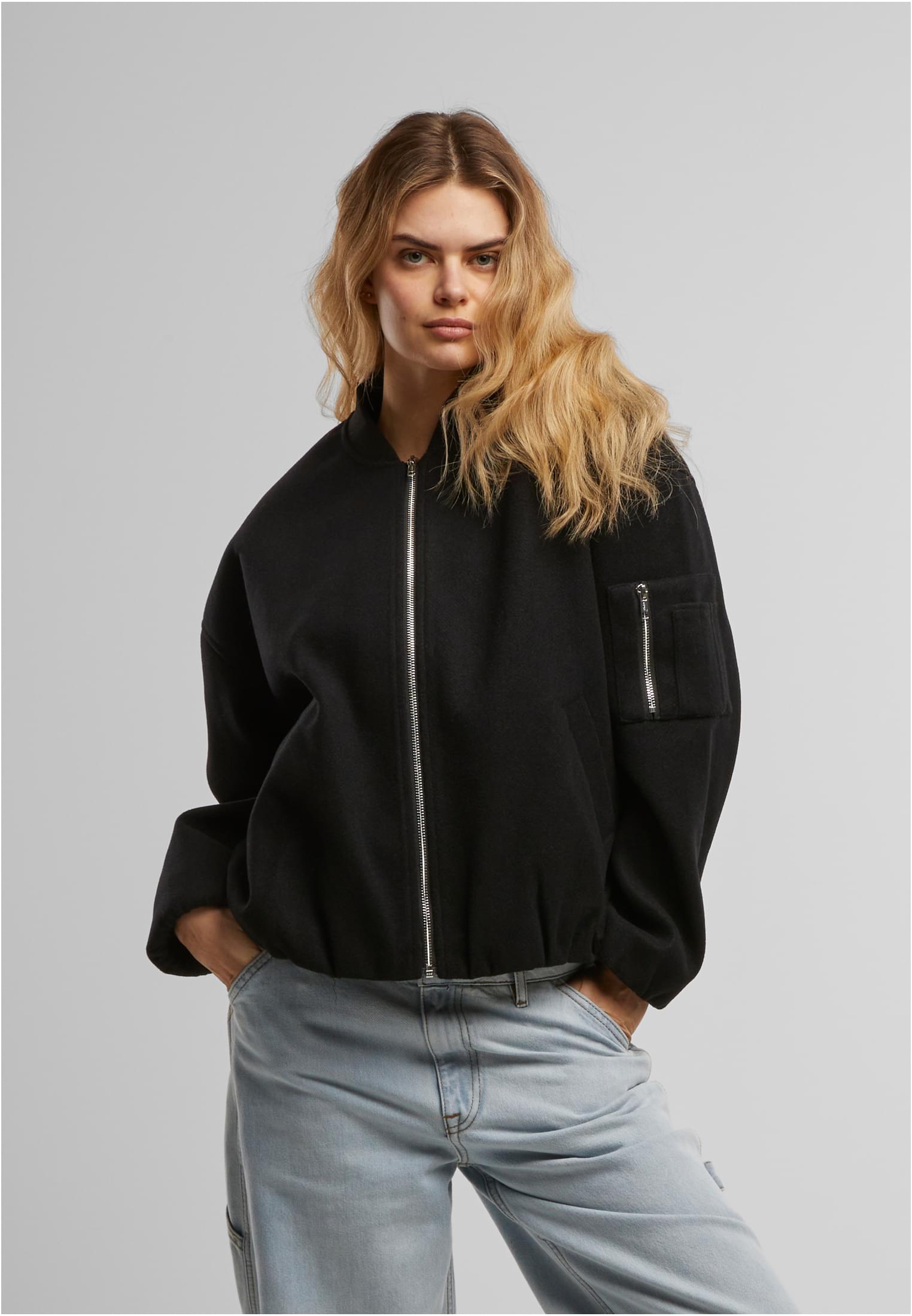 UC Ladies Giacca Faux Wool