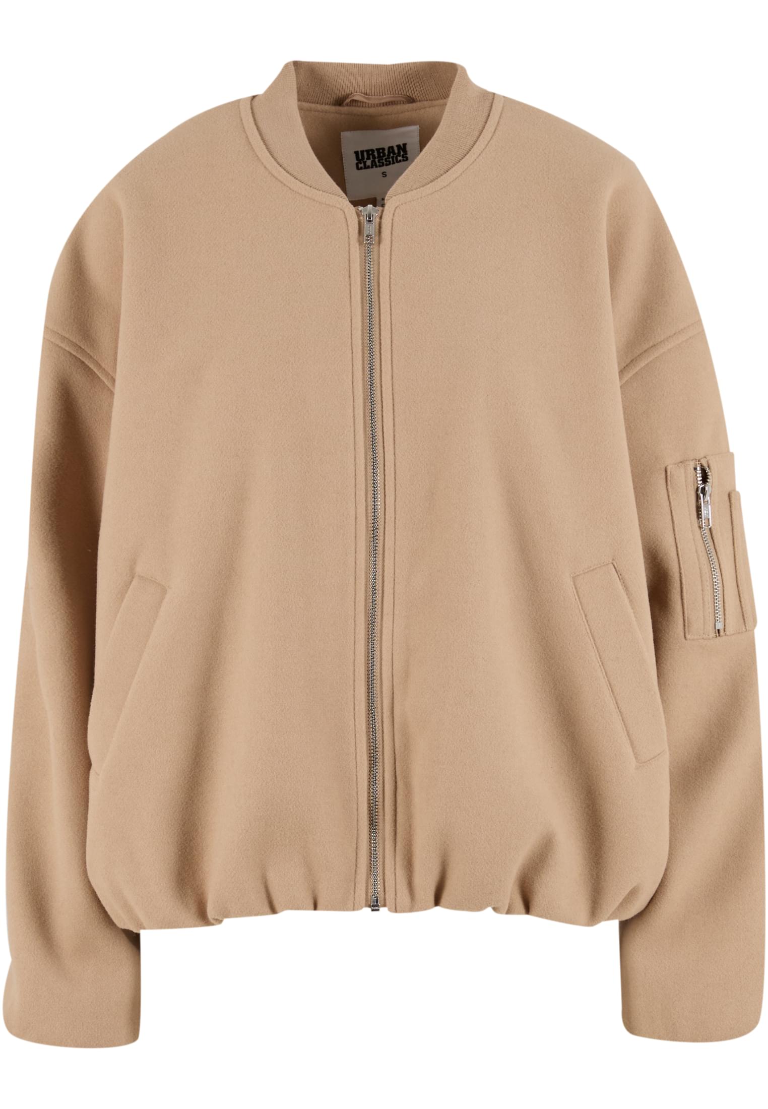 UC Ladies Giacca Faux Wool unionbeige