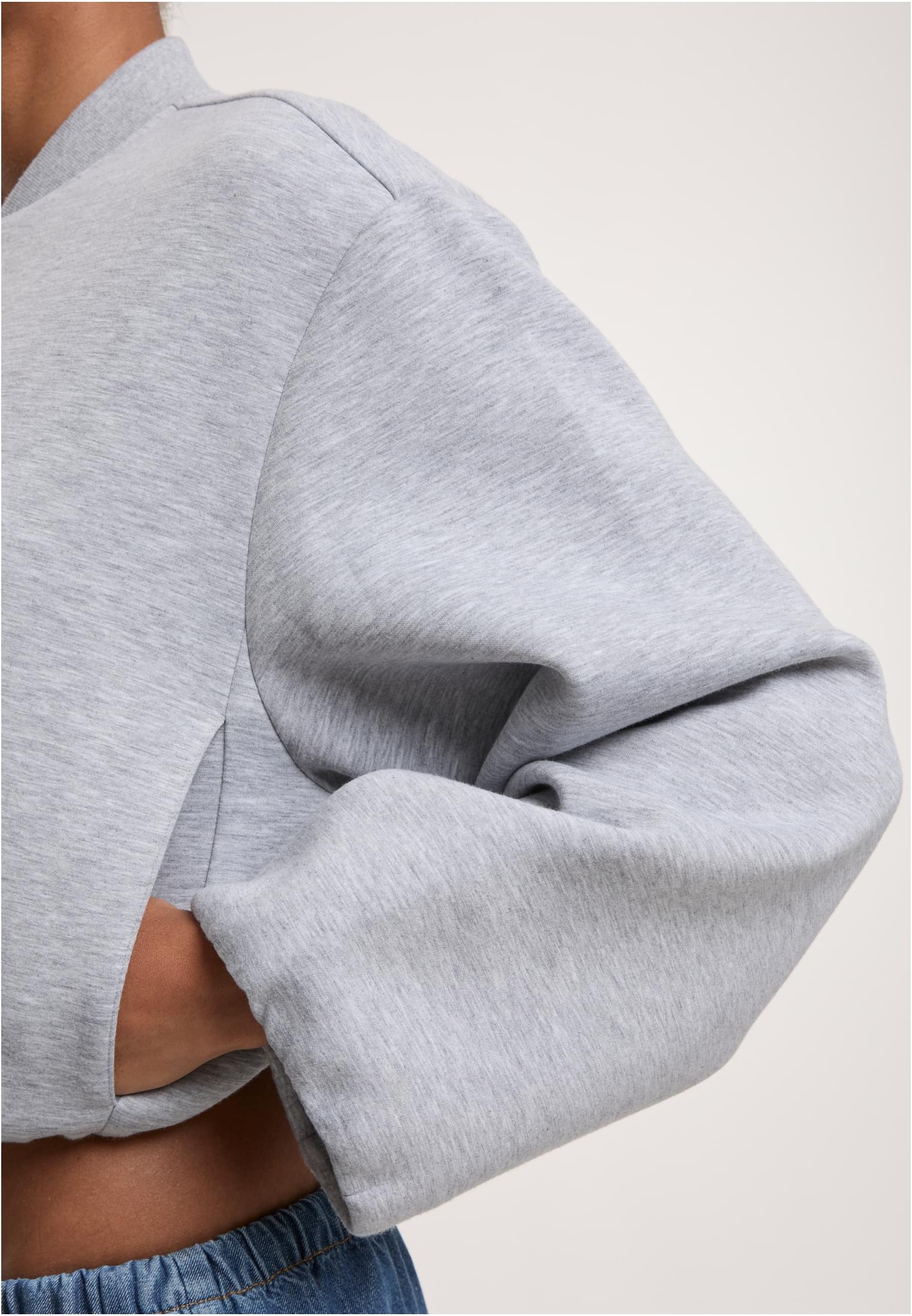 Urban Classics Giacca Oversized Scuba heathergrey