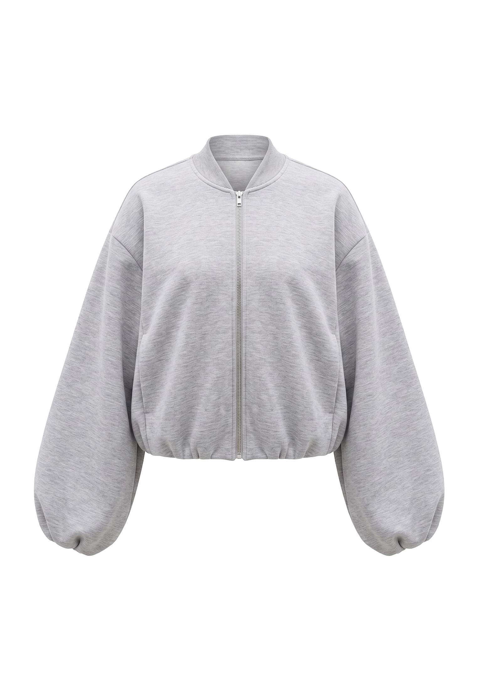 Urban Classics Giacca Oversized Scuba heathergrey