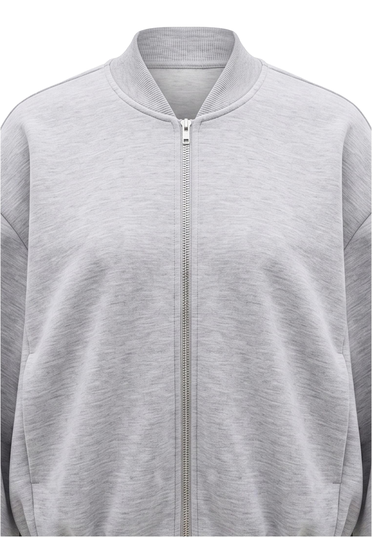 Urban Classics Giacca Oversized Scuba heathergrey