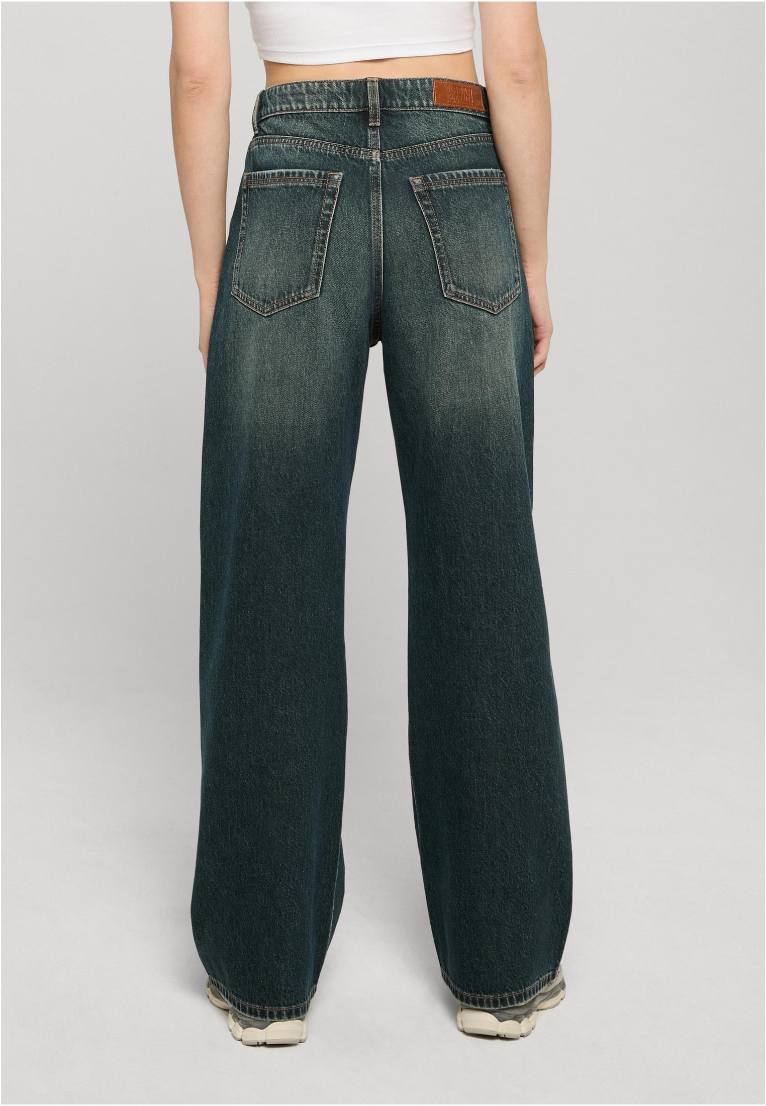 Urban Classics Jeans Regular Wide Leg deep mid dirty washed
