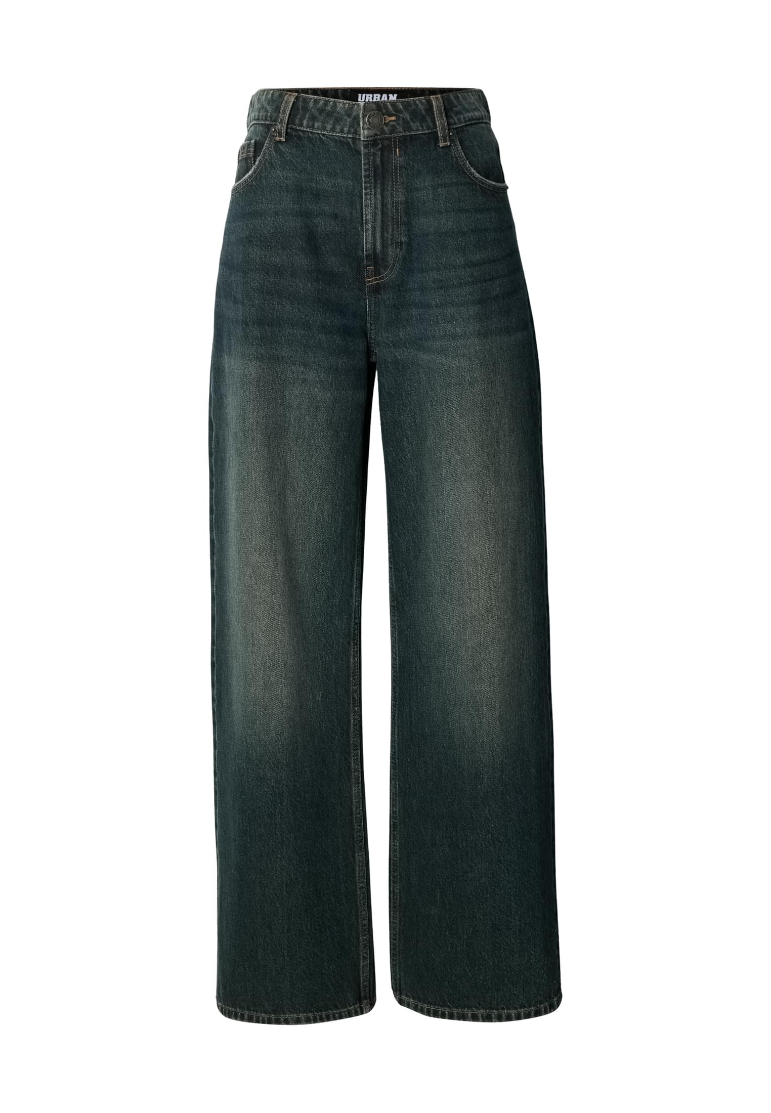 Urban Classics Jeans Regular Wide Leg deep mid dirty washed