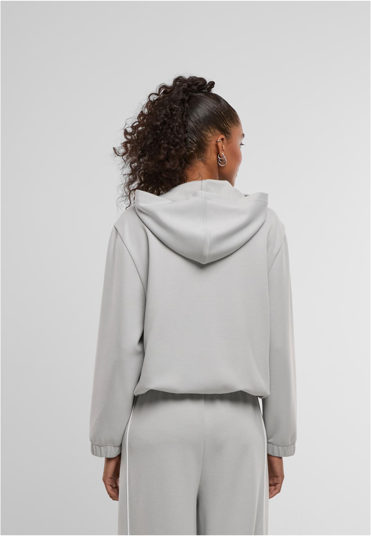 UC Ladies Felpa con cappuccio Scuba Zip lightasphalt